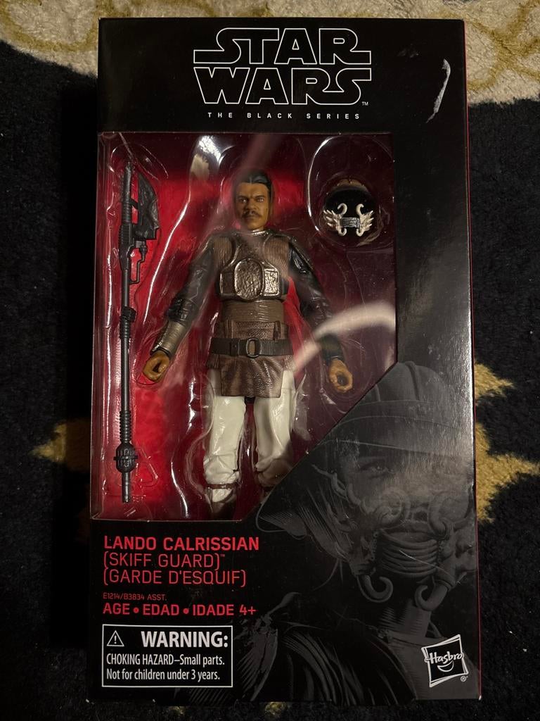 Star Wars Black Series Lando Calrissian (Skiff Guard), Ophalen of Verzenden, Zo goed als nieuw, Overige soorten