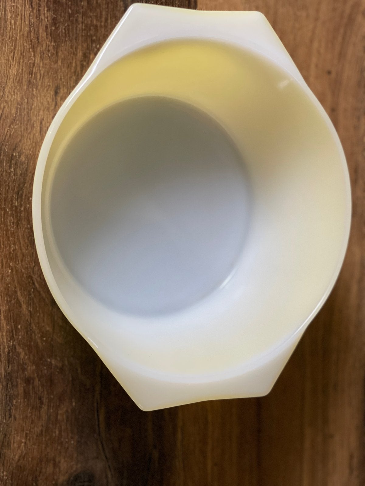 Vintage Pyrex Gele Ovenschaal met Handvatten, Ophalen