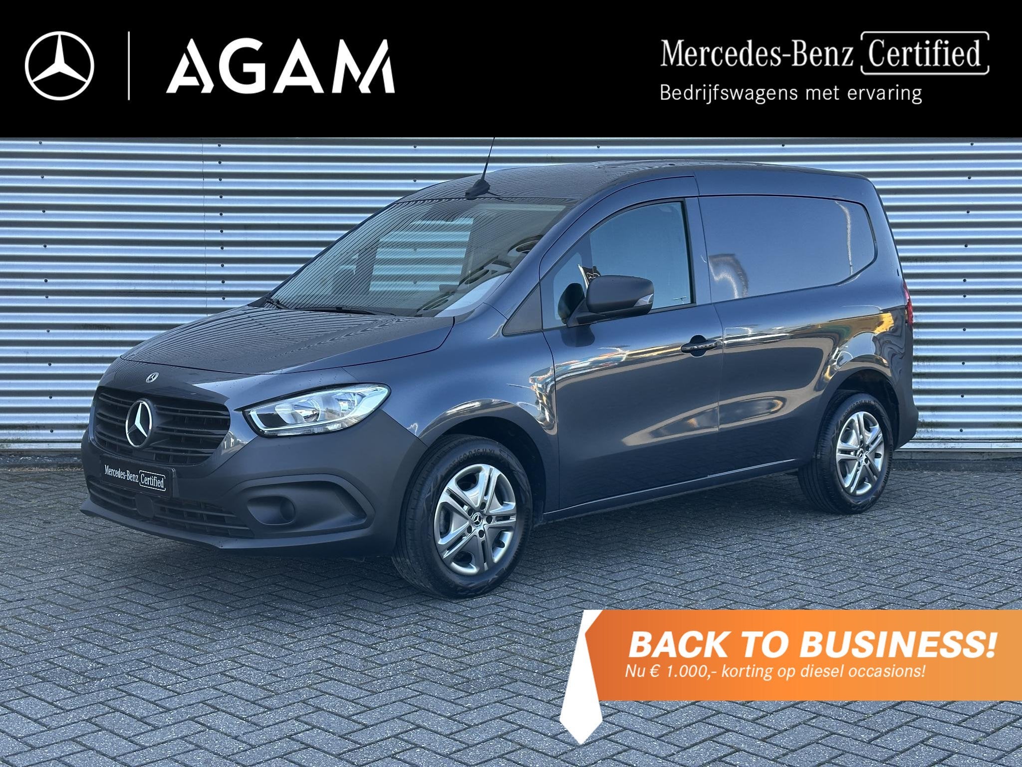 Mercedes-Benz Citan 112 CDI L1 Airco Navigatie Trekhaak | 3-, Voorwielaandrijving, Stof, Gebruikt, 4 cilinders