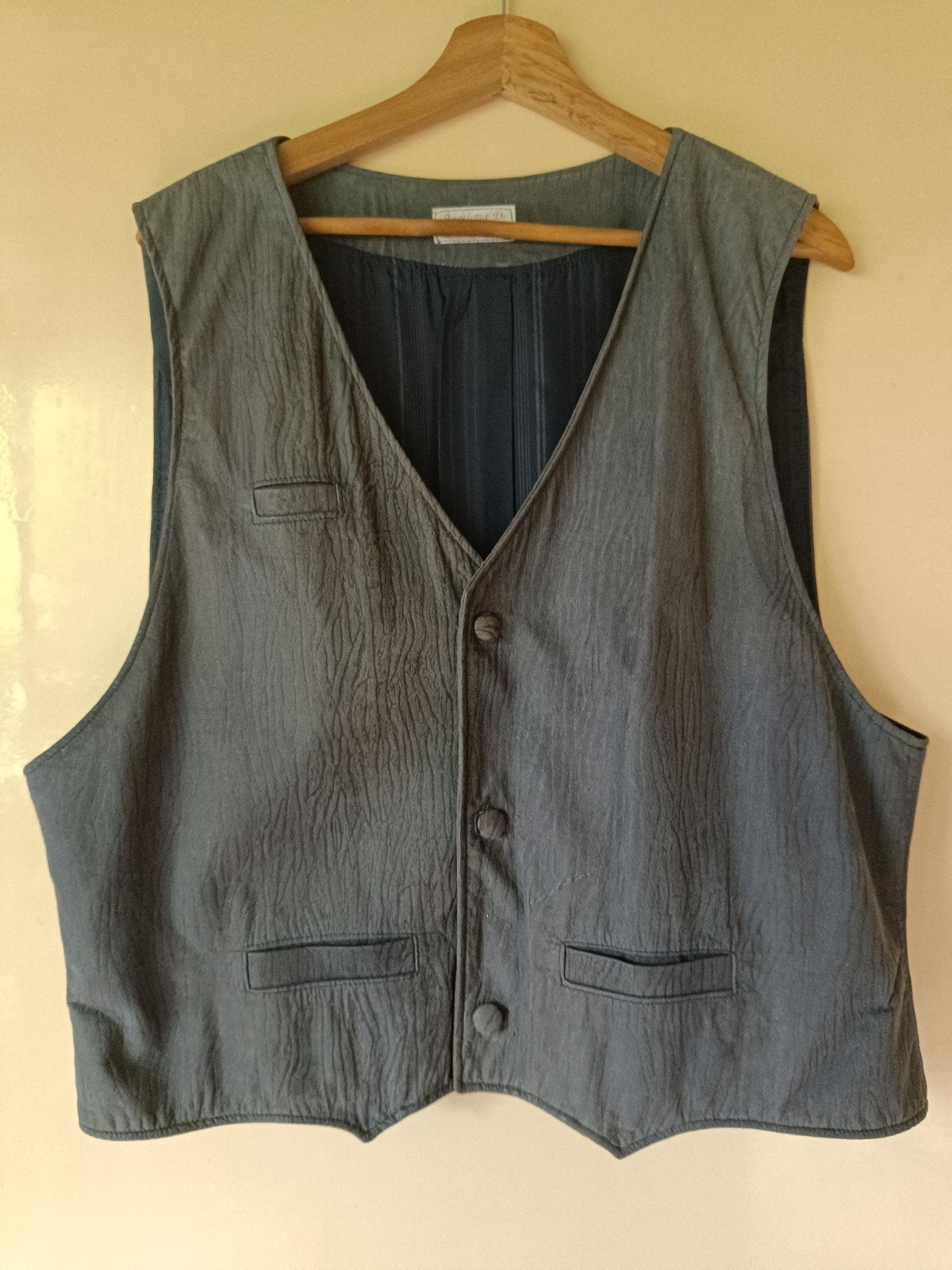 Nappa leren Gilet mt L, Kleding | Heren, Ophalen of Verzenden, Zo goed als nieuw, Maat 52/54 (L)
