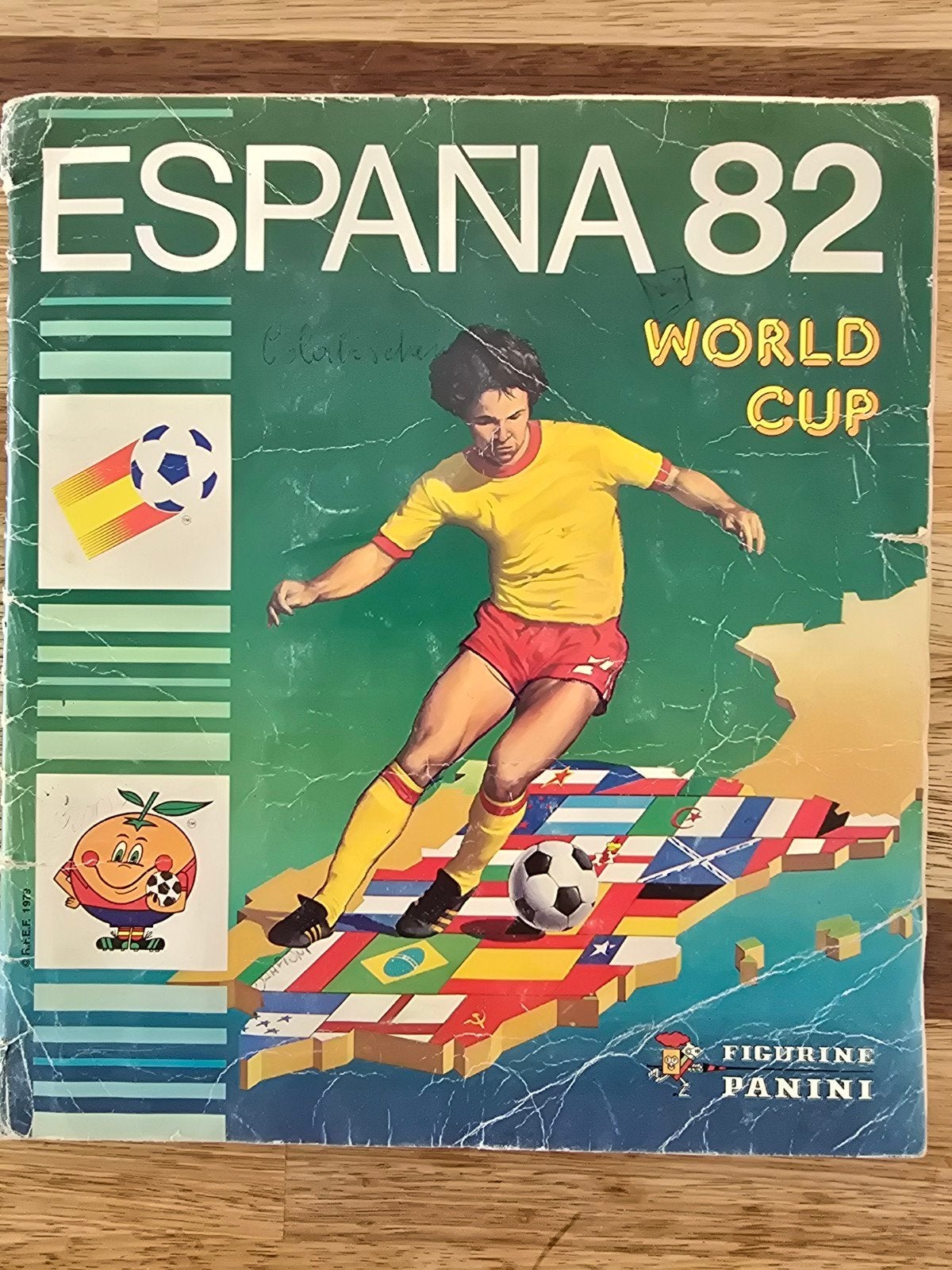 Panini España 82 WK Sticker Album - compleet (-1), Ophalen, Gebruikt, Overige sporten, Boek of Tijdschrift