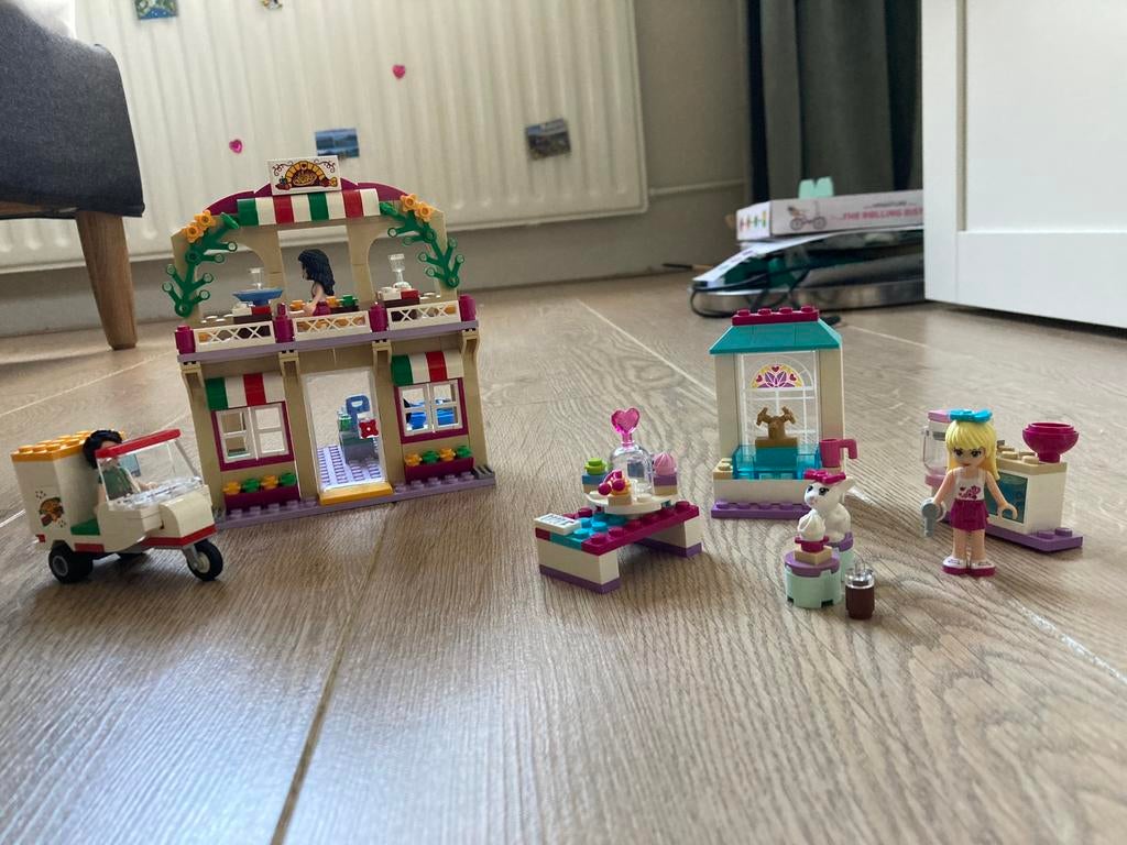 Lego friends pizzaria en keukensetje, Ophalen of Verzenden, Zo goed als nieuw, Toebehoren