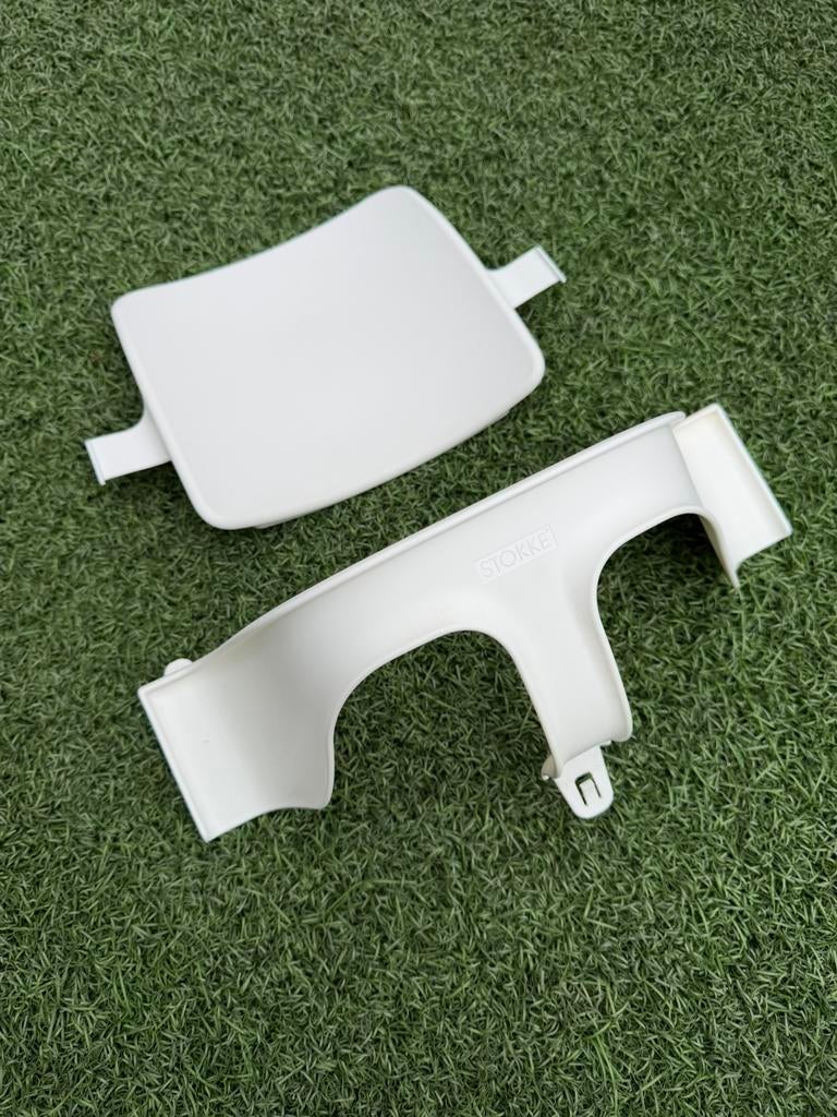 Stokke babyset wit, Kinderen en Baby's, Kinderstoelen, Ophalen of Verzenden, Gebruikt, Meegroeistoel