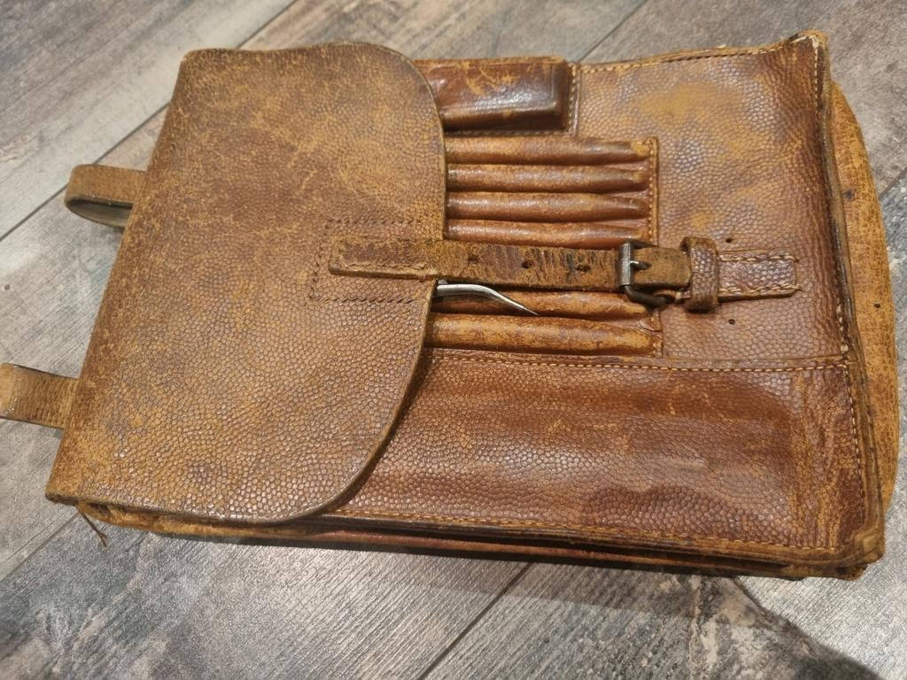 Duits WOII kaartentas wehrmacht luftwaffe kartentasche, Ophalen of Verzenden, Duitsland