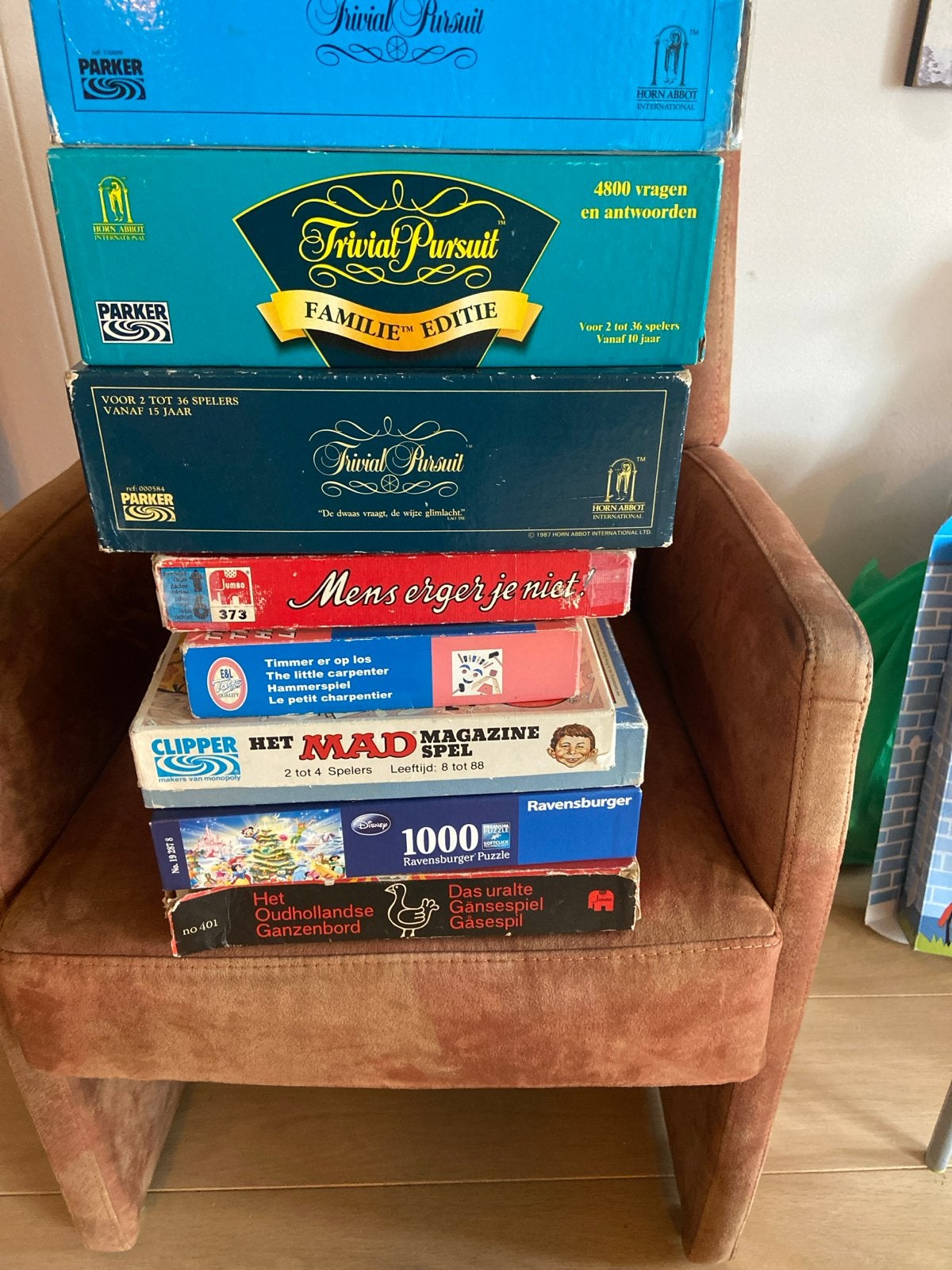 Grote collectie bordspellen: Trivial Pursuit, Mens Erger Je, Hobby en Vrije tijd, Gezelschapsspellen | Bordspellen, Een of twee spelers