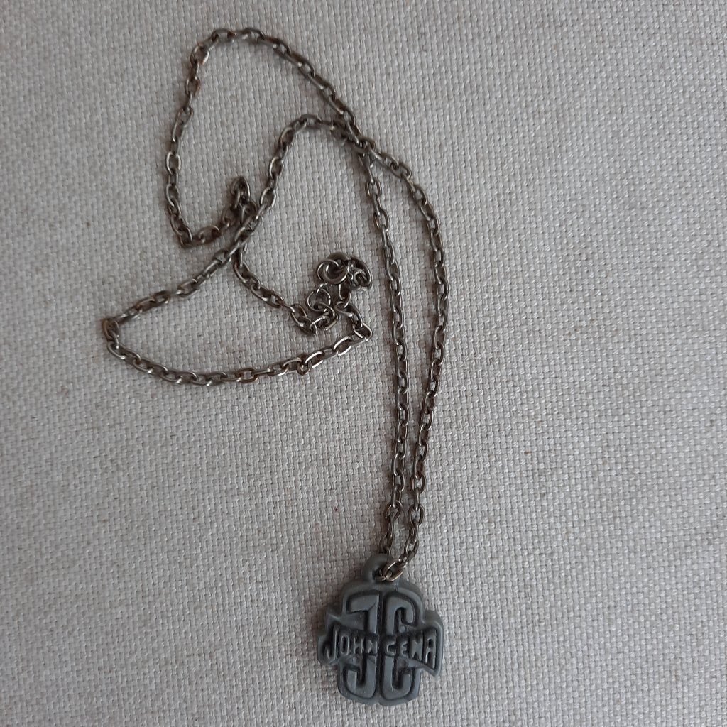 Ketting met John Cema hanger, Ophalen of Verzenden, Nieuw, Zilver, Overige materialen