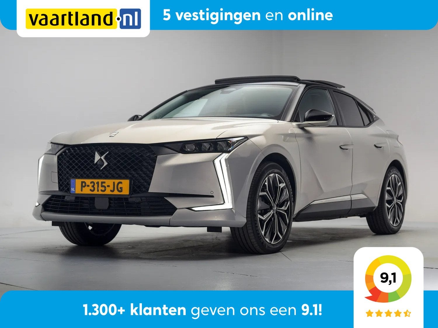 DS DS 4 E-Tense Trocadero Aut. [ Panoramdak Camera Head-up L, Auto's, DS, Gebruikt, 4 cilinders, Hybride Elektrisch/Benzine, DS 4