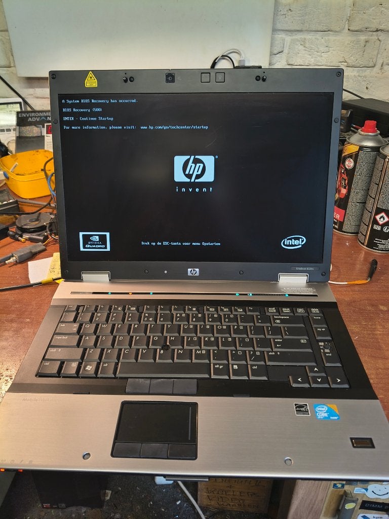 HP Elitebook 8530w & kapotte Dell laptops, Ophalen, Hp, Gebruikt, Met videokaart