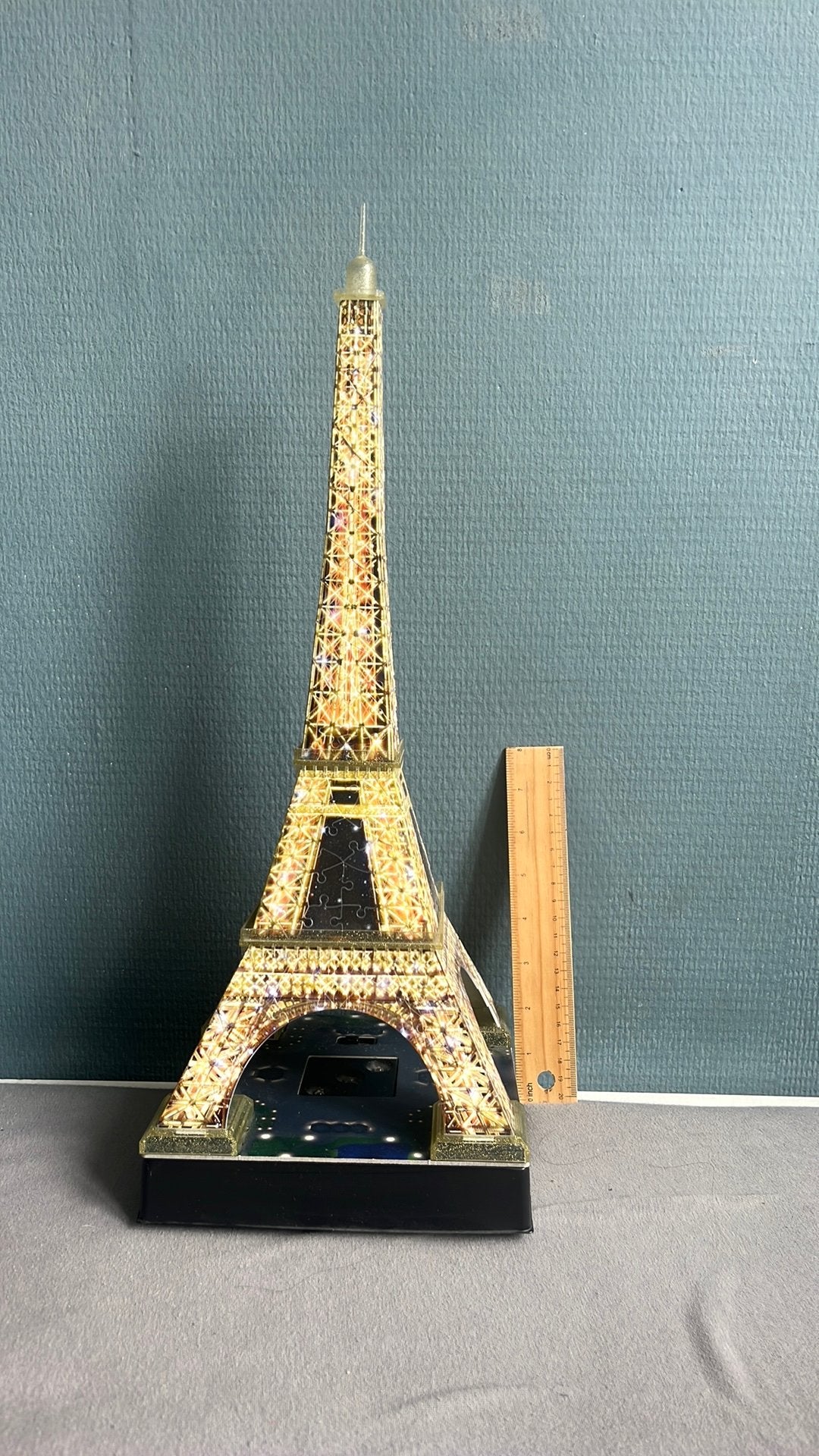 3D Puzzel van de eiffeltoren, Ophalen of Verzenden, Minder dan 500 stukjes, Zo goed als nieuw, Rubik's of 3D-puzzel