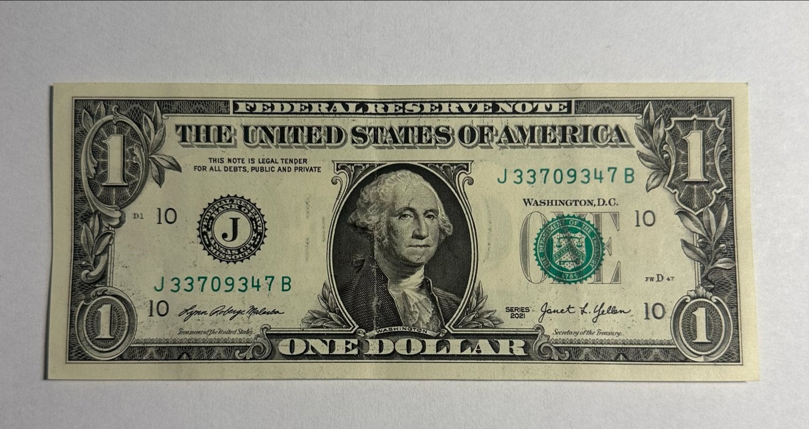 Amerikaans 1 Dollar Biljet, Ophalen of Verzenden, Noord-Amerika, Los biljet