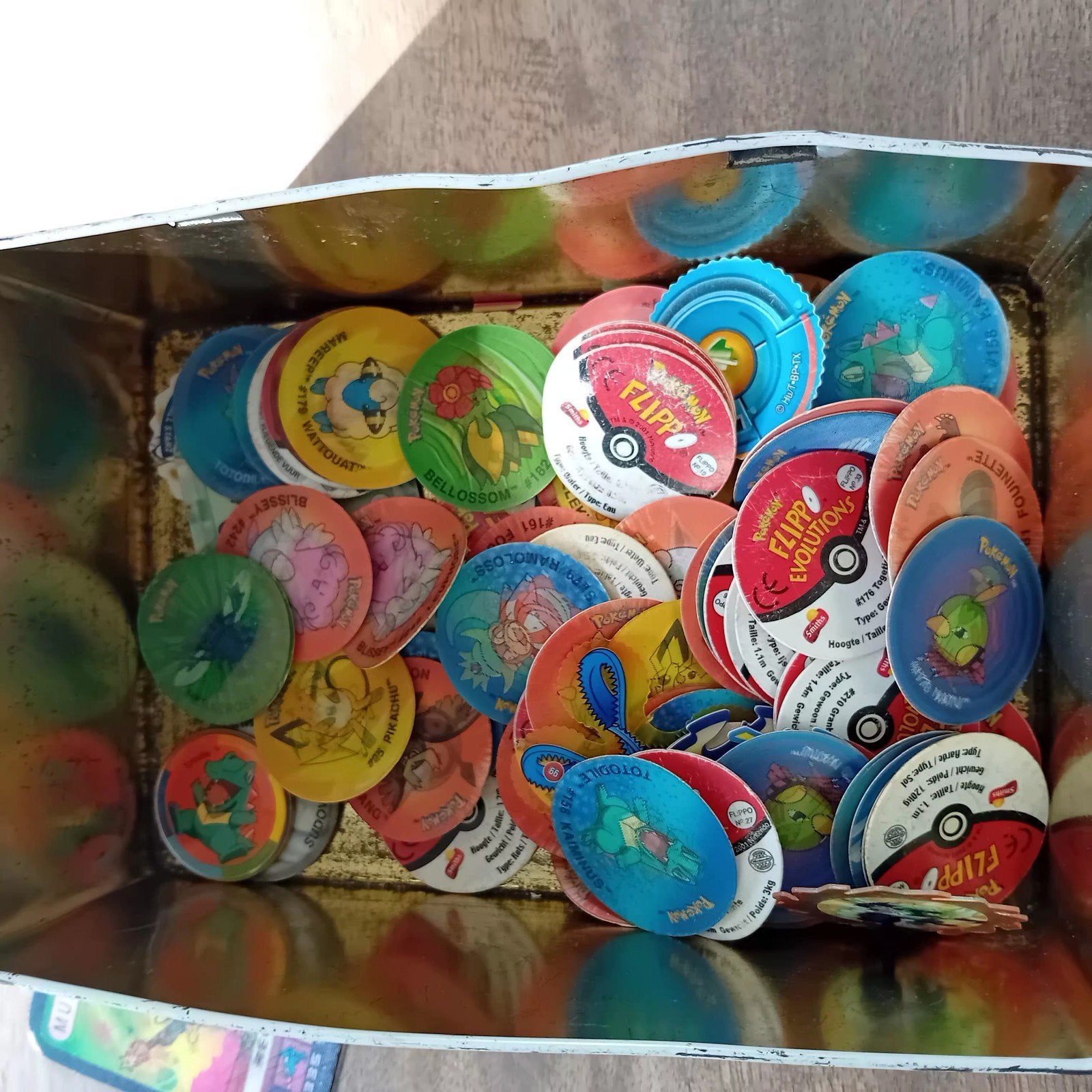 flippo's, Ophalen, Losse flippo's
