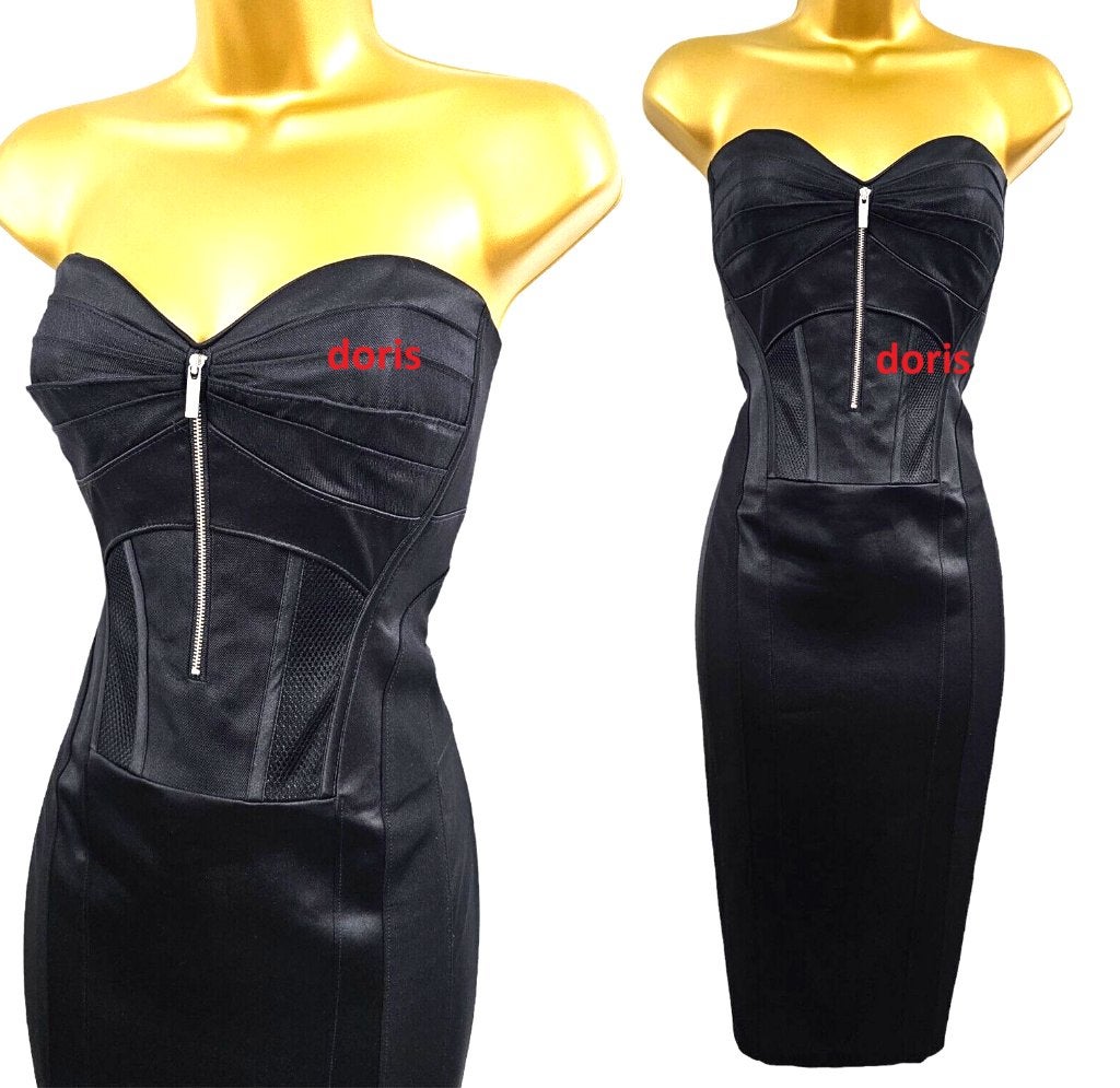 korset jurk Karen Millen maat 10/38, Kleding | Dames, Jurken, Maat 38/40 (M), Karen Millen, Zwart, Ophalen of Verzenden