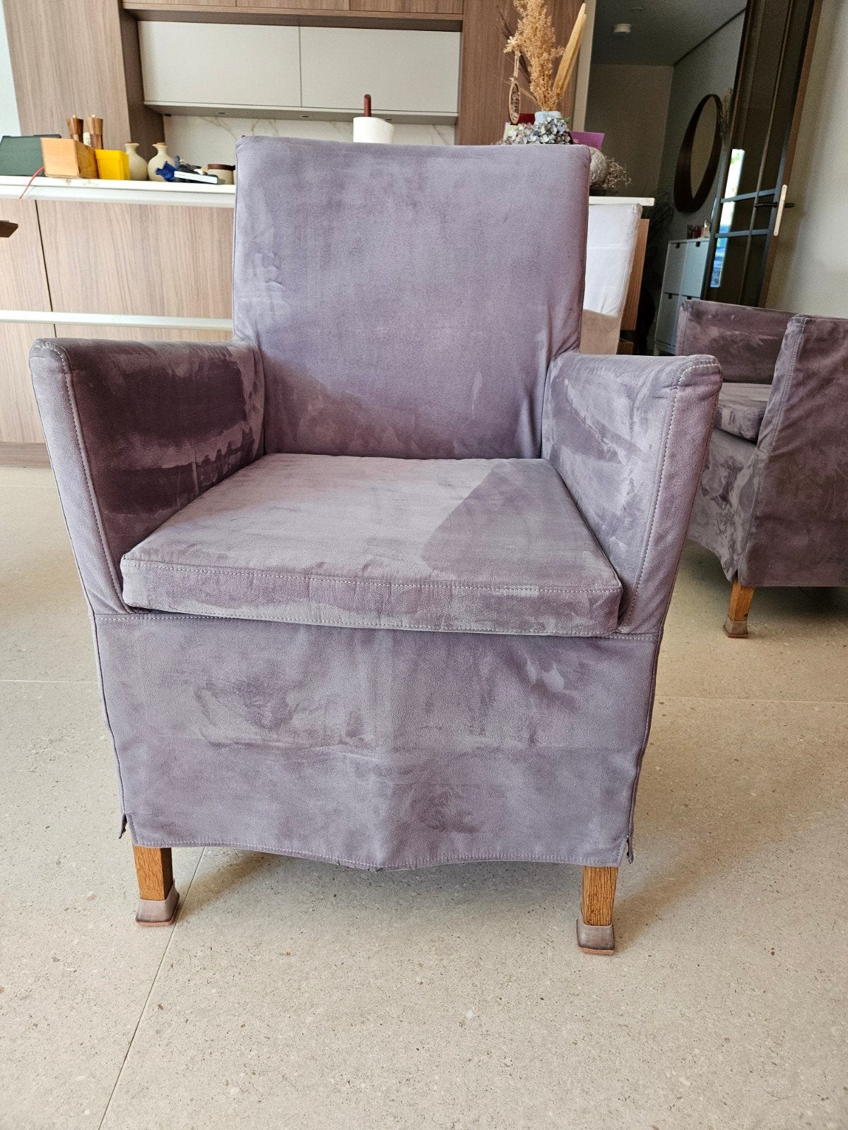 6 mooie eetkamer stoelen. ANTRACIET., Ophalen, Zo goed als nieuw, Vijf, Zes of meer stoelen, Stof
