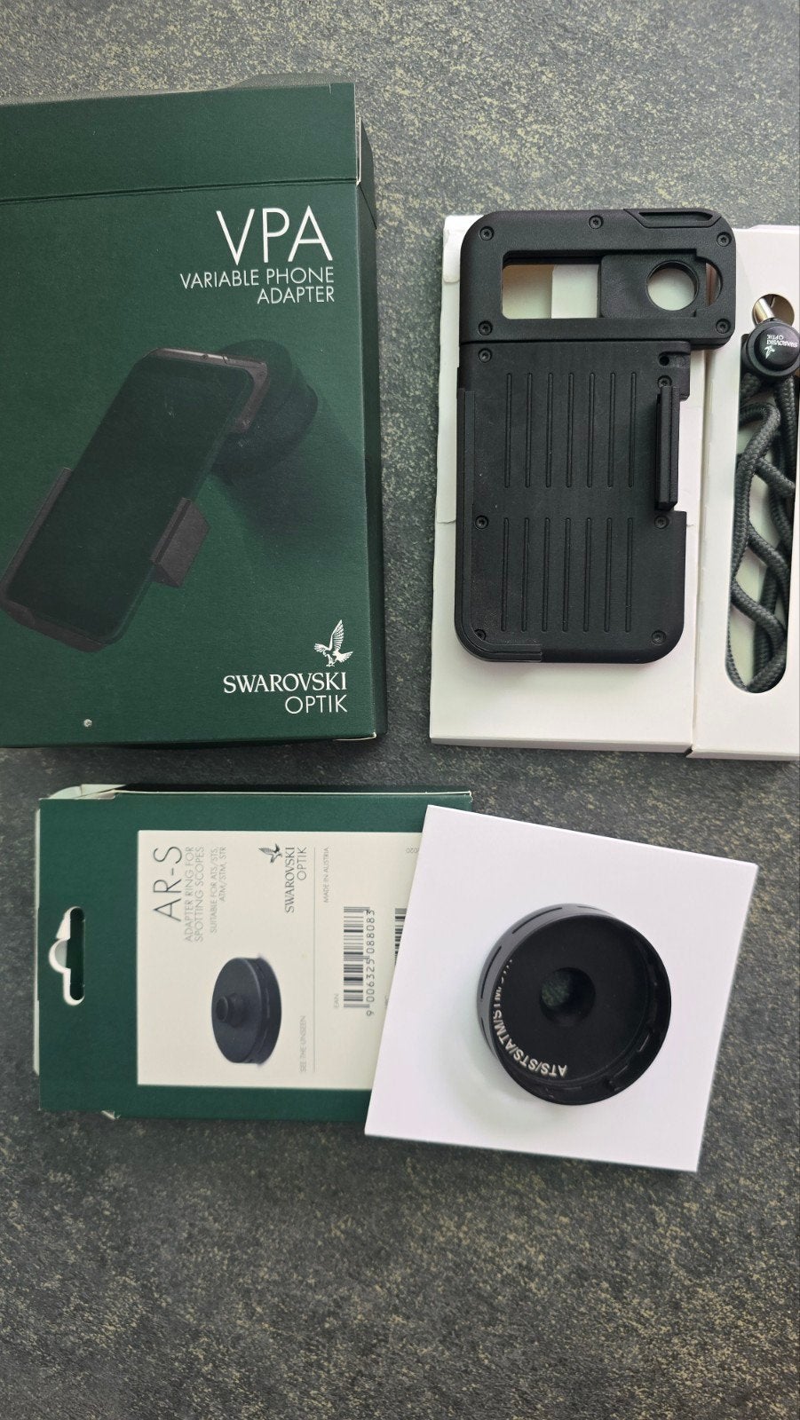 Swarovski Optik VPA Variabele Telefoonadapter + AR-S Ring, Overige merken, Overige typen, Verzenden, Zo goed als nieuw