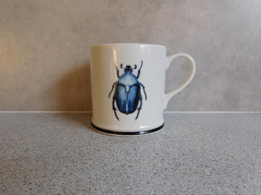 Mok Blauwe Kever H&M - 400 ml, Huis en Inrichting, Overige merken, Zo goed als nieuw, Overige stijlen, Porselein
