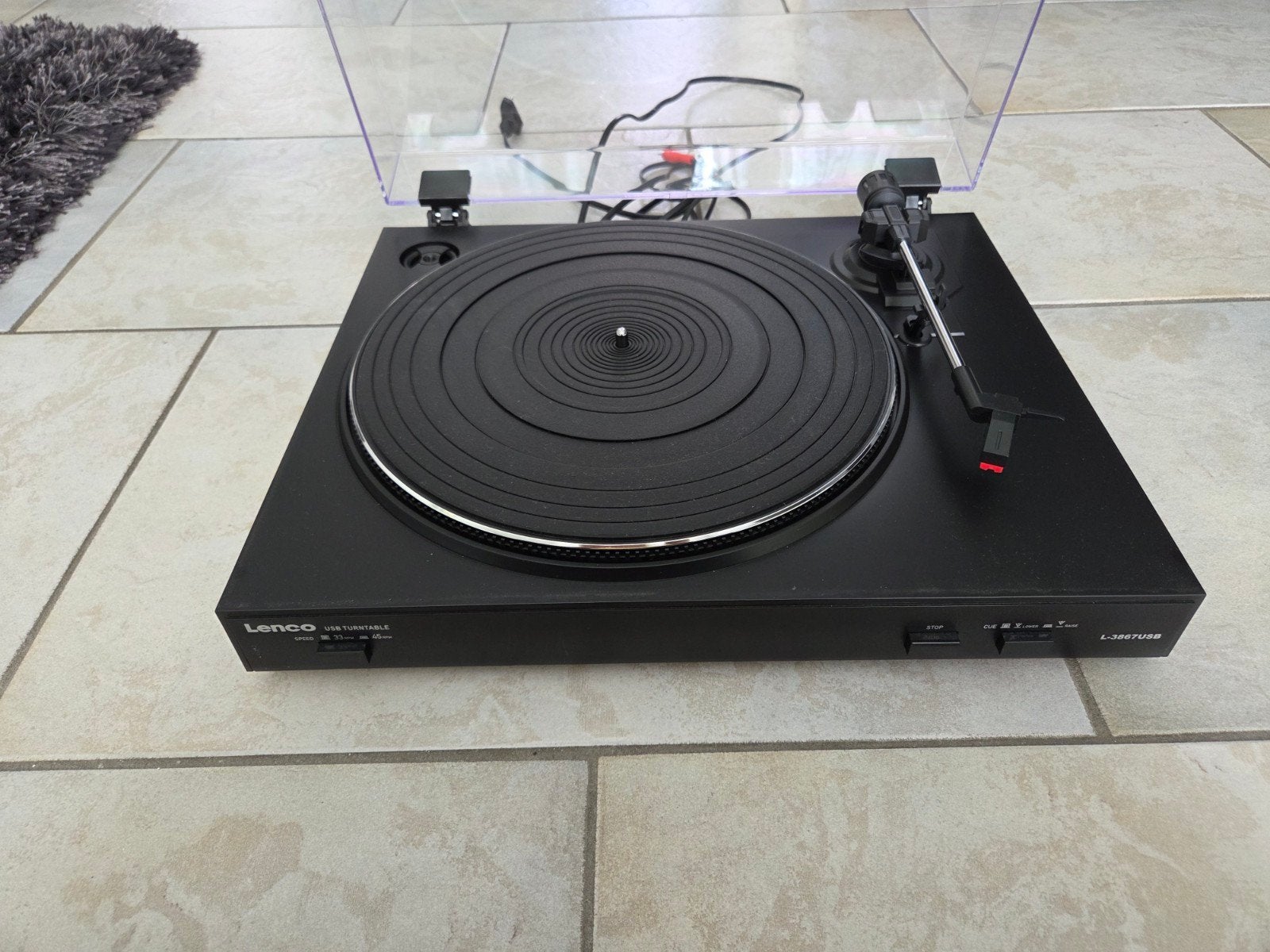 € 45,->>> Usb Lenco L3867 USB platenspeler, Audio, Tv en Foto, Platenspelers, Ophalen of Verzenden, Overige merken