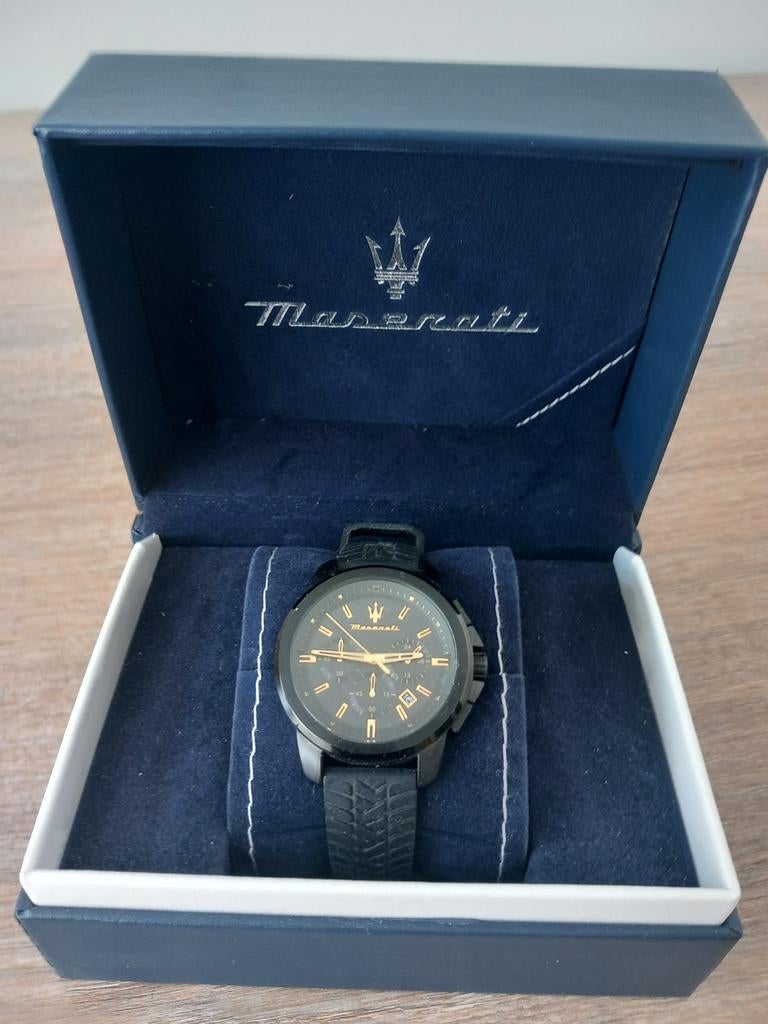 Maserati Heren Horloge - WR 5 ATM - 83740112, Ophalen of Verzenden