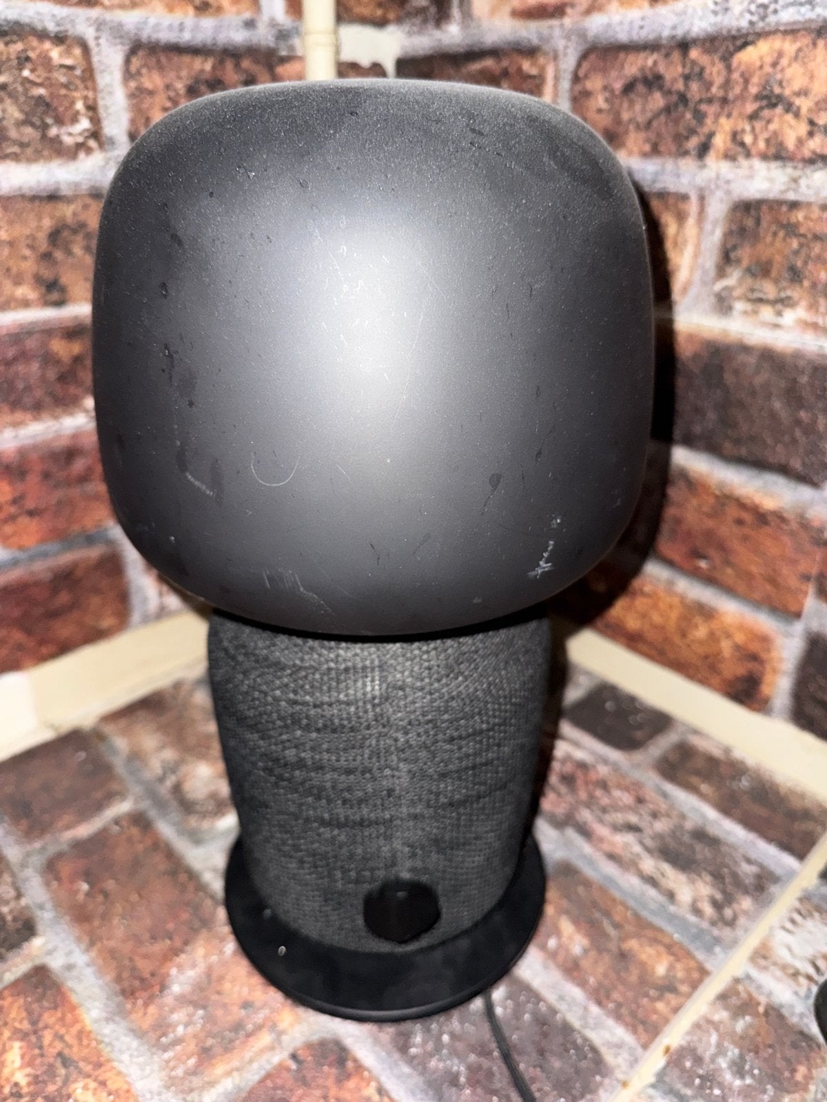 Sonos Symfonisk Moderne tafellamp met matglazen kap, Gebruikt, Ophalen of Verzenden, Zwart, Modern
