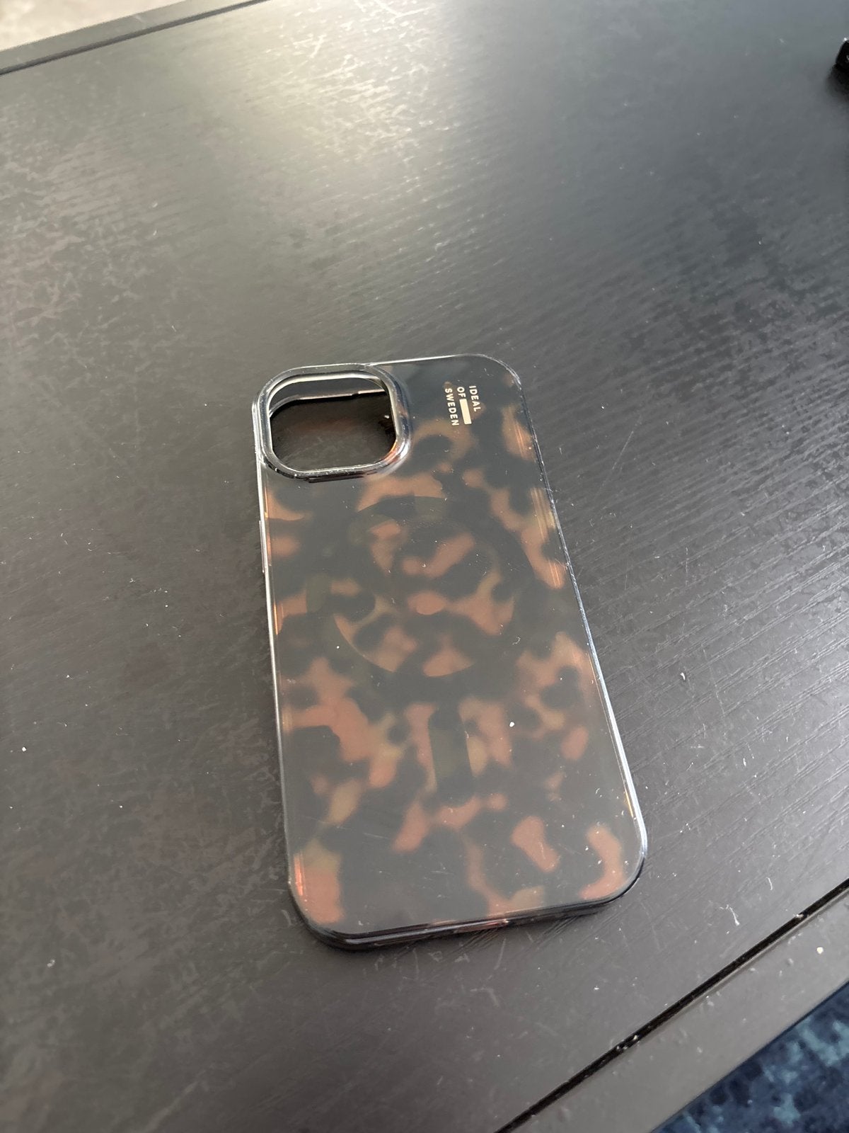 Ideal of Sweden iPhone 15 hoesje - Bruin/Zwart, Kunststof, IPhone 15, Gebruikt, MagSafe