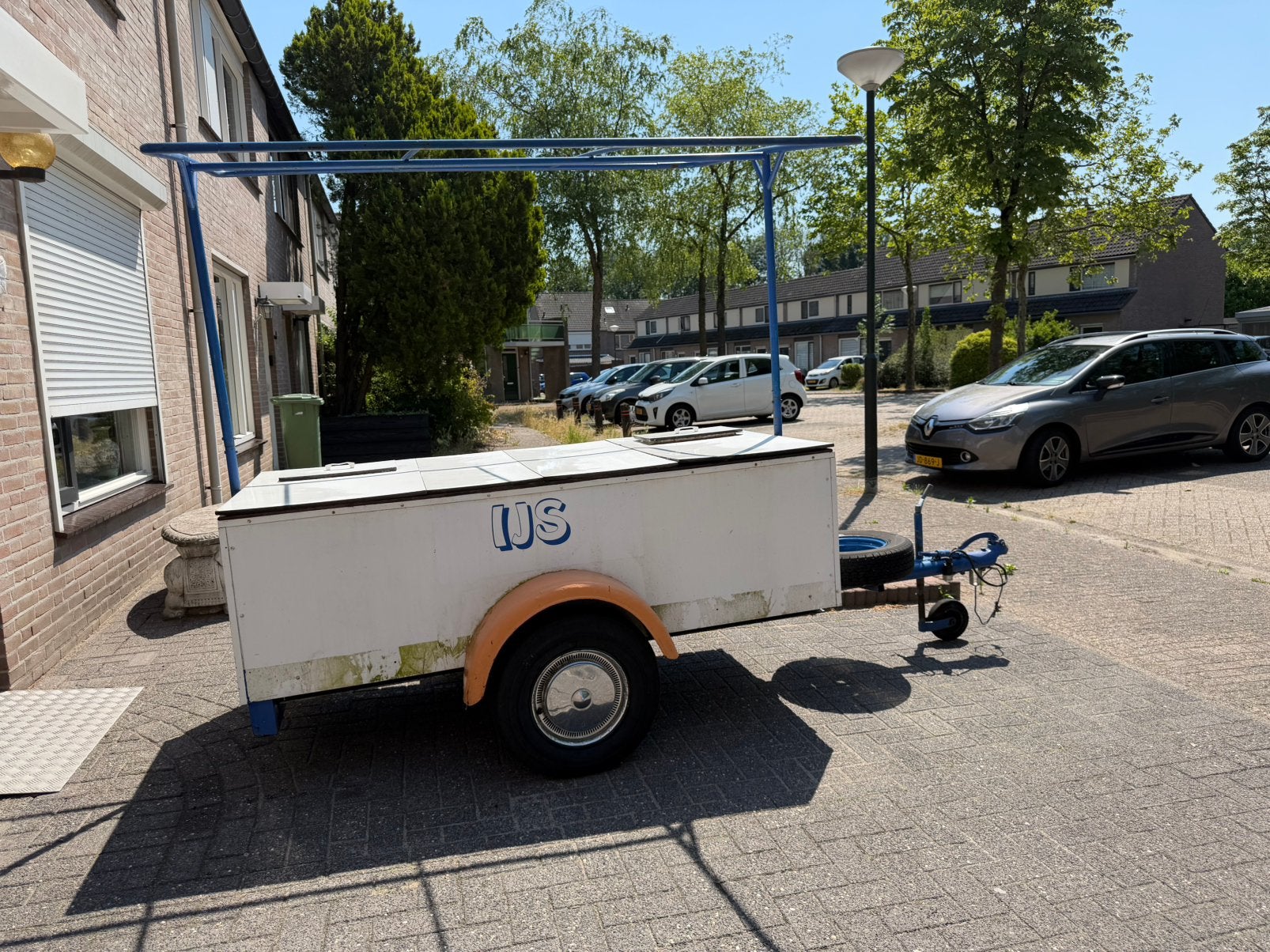 Te koop leuke ijsco aanhanger zie fotos, Ophalen, Gebruikt