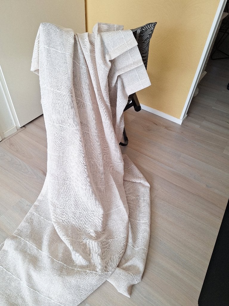 Erg mooie nieuwe vitrage 2.34 hoog, Vitrage, Met haken, Nieuw, 234 cm