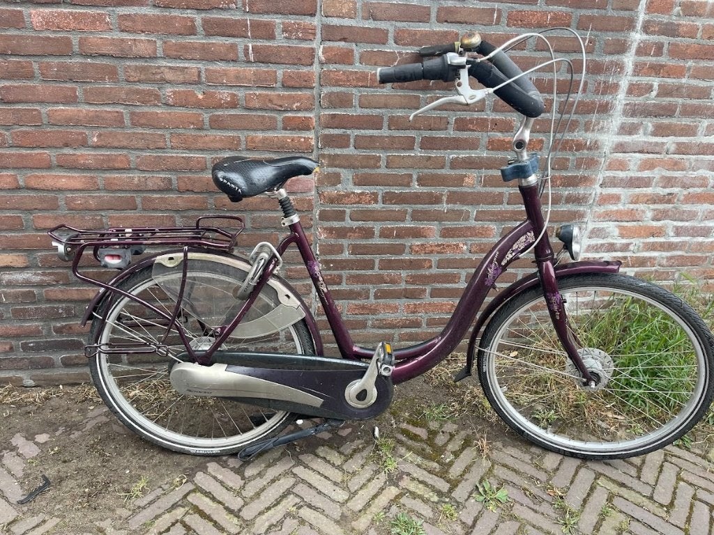 26" Sparta Amazone moederfiets, 7 versn. licht en slot!, Fietsen en Brommers, Fietsen | Dames | Moederfietsen, 2 zitjes, Gebruikt
