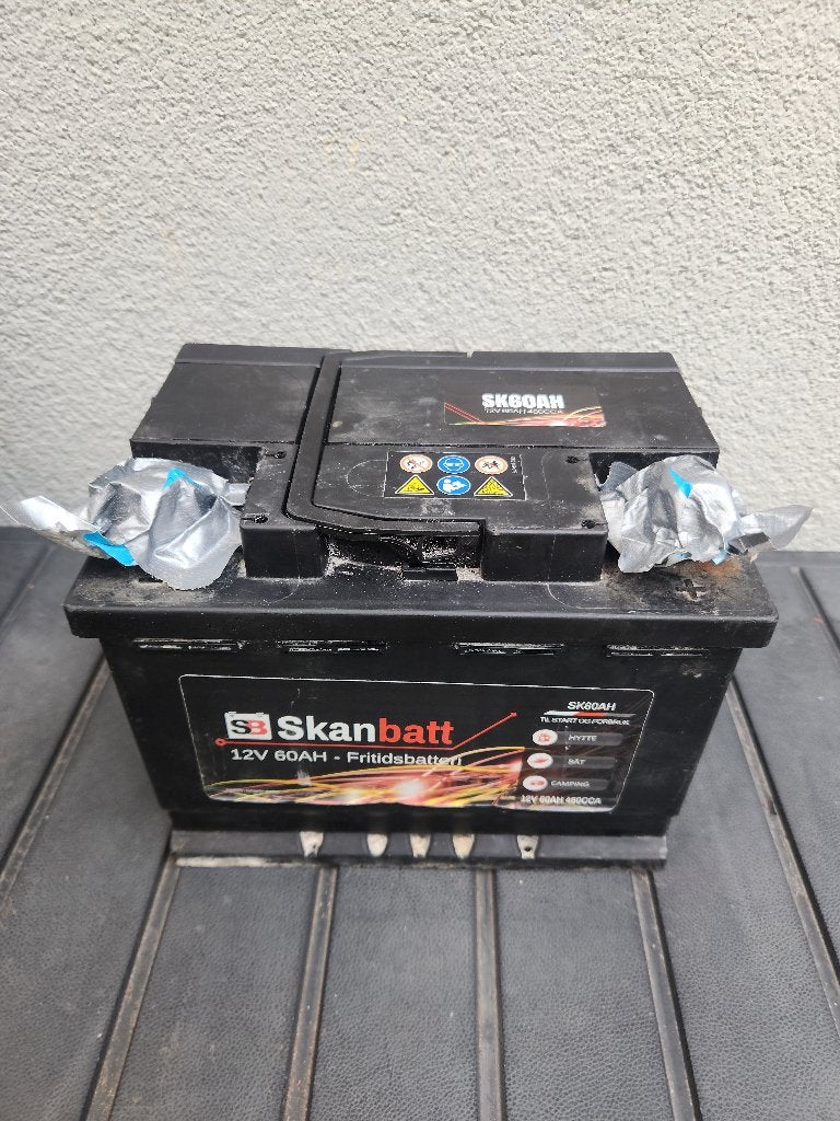 Skanbatt 12V 60AH accu (auto), Gebruikt, Overige automerken