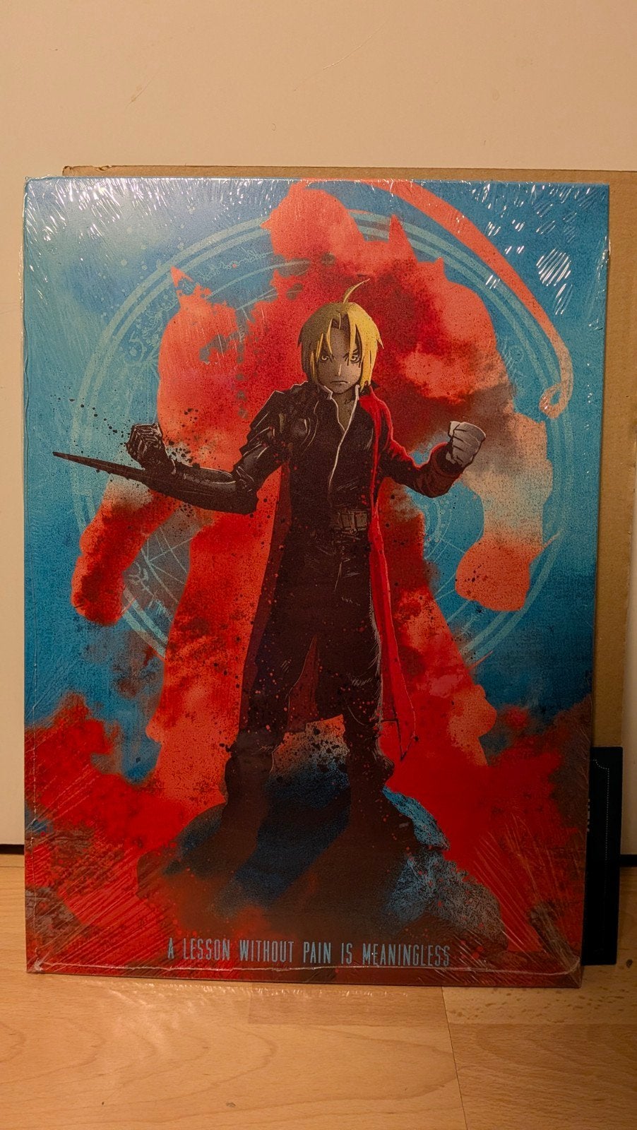 Displate metalen poster Fullmetal Alchemist, Metaal, Nieuw, Ophalen of Verzenden, Wandbord of Wandpaneel