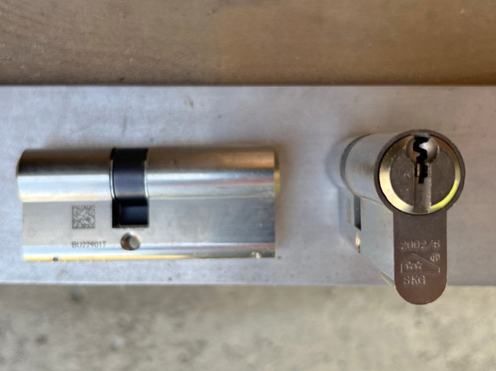 BUVA Cilinderslot met SKG ** keurmerk 30/30 NIEUW!!, Ophalen of Verzenden, Nieuw, Rvs, Slot