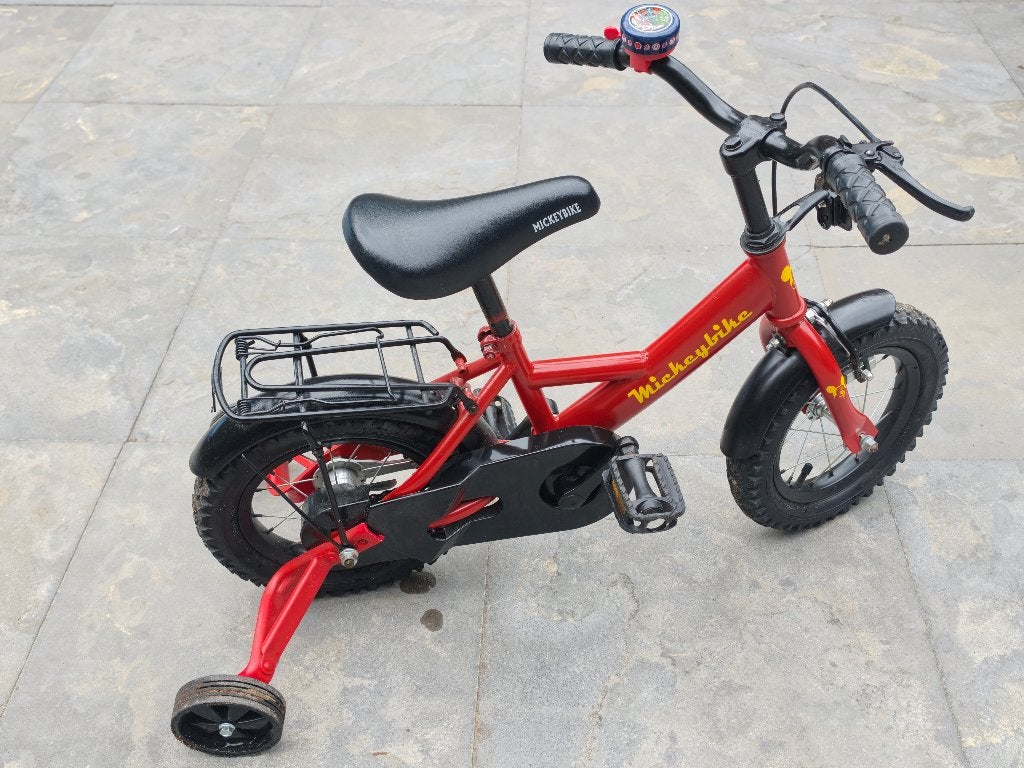 12 inch kinderfiets met zijwieltjes, Ophalen, Terugtraprem, Zijwieltjes, Minder dan 16 inch