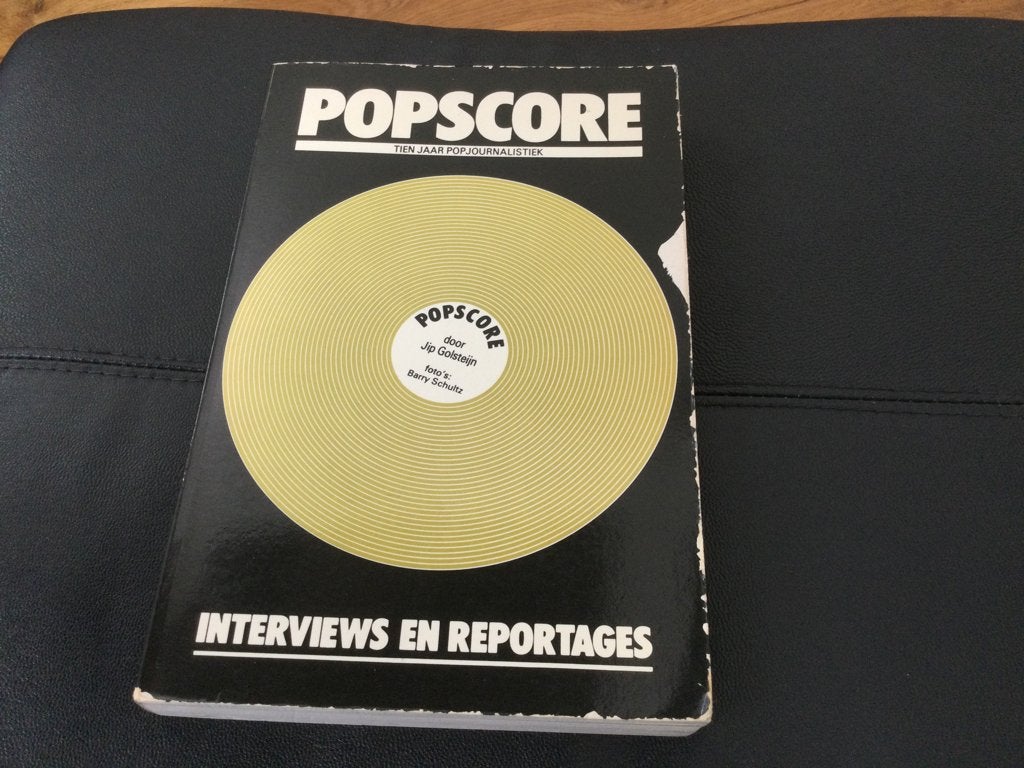 PopsCore: Tien Jaar Popjournalistiek Interviews o.a. Bowie, Gelezen, Artiest, Ophalen of Verzenden, Jip Golsteijn, Barry Schultz