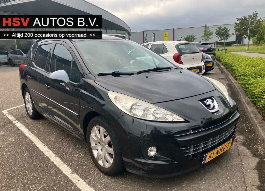 Peugeot 207 SW 1.6 VTi Sportium airco LM *164.000km*, Voorwielaandrijving, Euro 5, 4 cilinders, Zwart