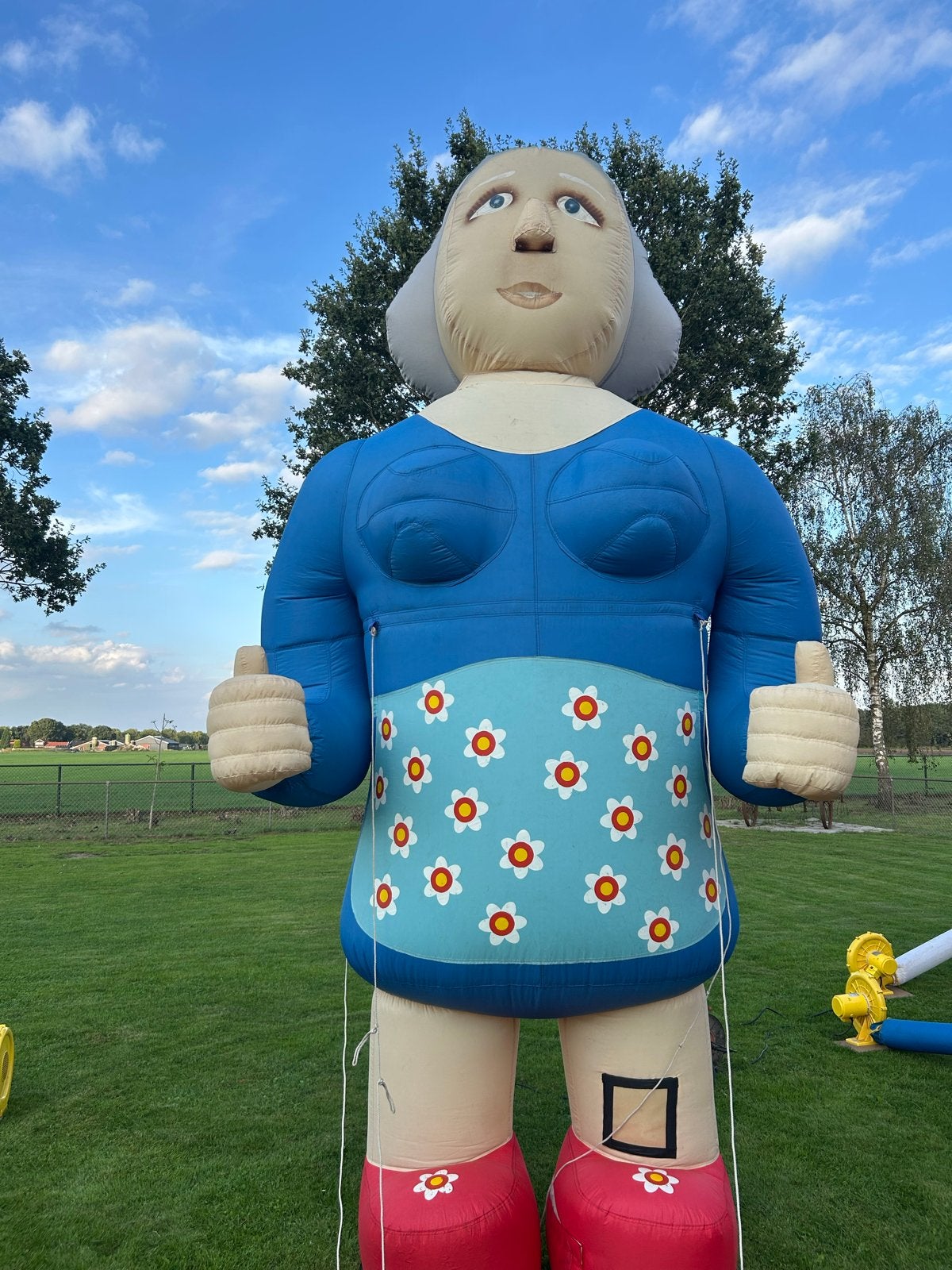 Opblaasbare Sarah 3,2 meter voor verjaardagen, Ophalen, Zo goed als nieuw, Feestartikel, Abraham of Sarah