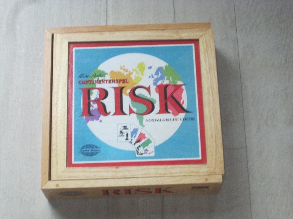 Risk nostalgische editie houten, Ophalen of Verzenden, Nieuw
