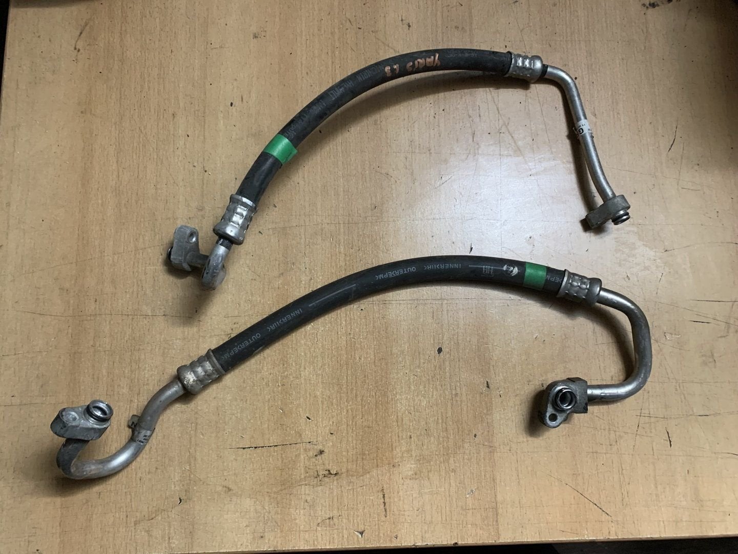 Toyota Yaris II P9 1.3 airco leidingen 2SZFE 2005 tot 2014, Gebruikt, -, -, Ophalen of Verzenden