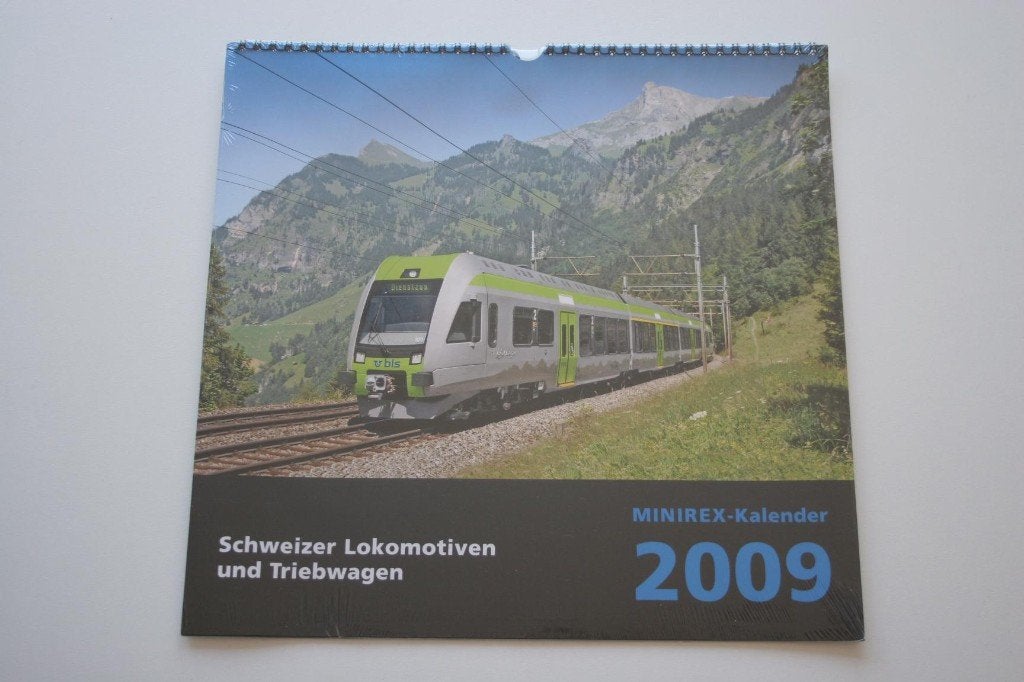 Kalender: Schweizer Lokomotiven und Triebwagen 2009, Ophalen of Verzenden, Gelezen, Trein