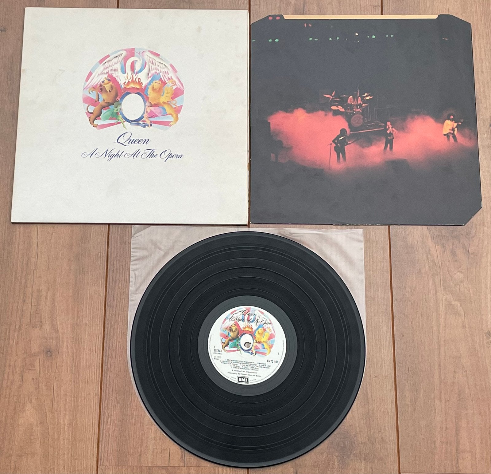 Queen - A Night At The Opera lp / 1st UK '75, Blair's Cut, Cd's en Dvd's, LP, Gebruikt, Ophalen of Verzenden, 12 inch