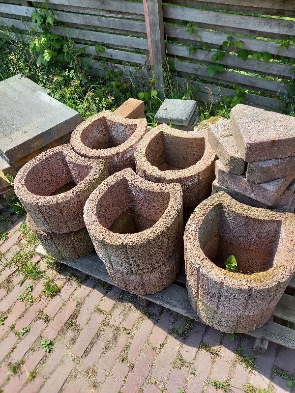 planten ring bloembak beton, Ophalen, Gebruikt, Minder dan 30 cm, Minder dan 60 cm