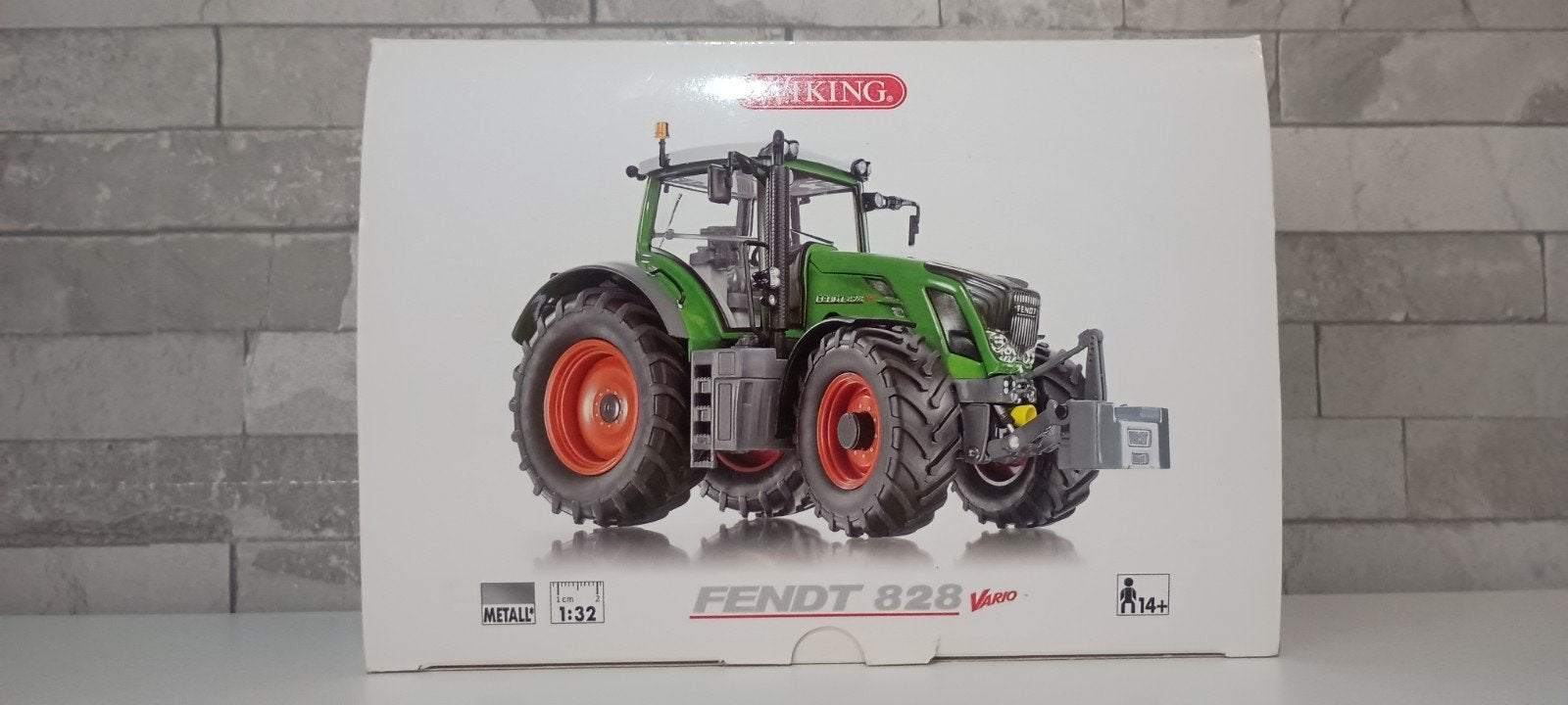 Fendt 828 Wiking 1:32, Ophalen of Verzenden, Zo goed als nieuw, Tractor of Landbouw, Overige merken