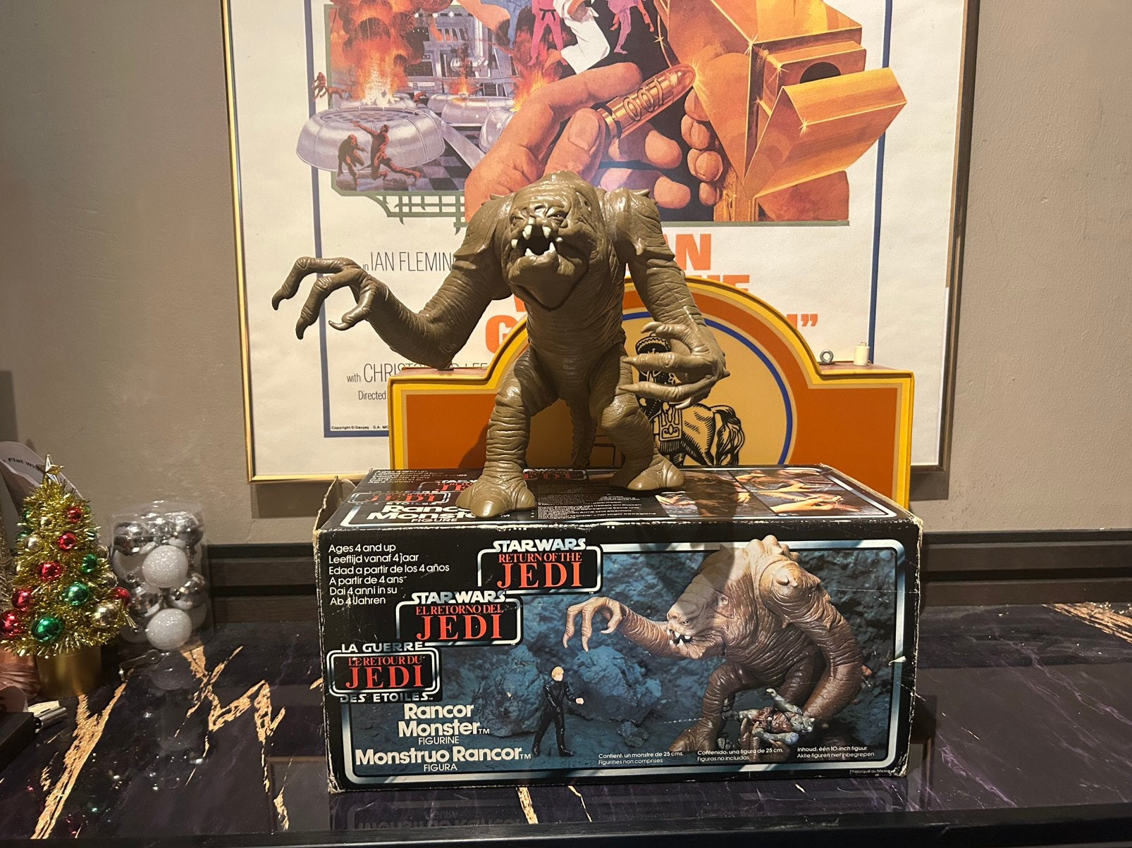 Star Wars – Vintage Rancor Monster + originele doos, Verzenden, Zo goed als nieuw, Actiefiguurtje