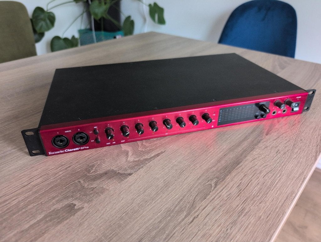 Focusrite Clarett+ 8pre audio interface ZGAN, Ophalen, Zo goed als nieuw, Audio