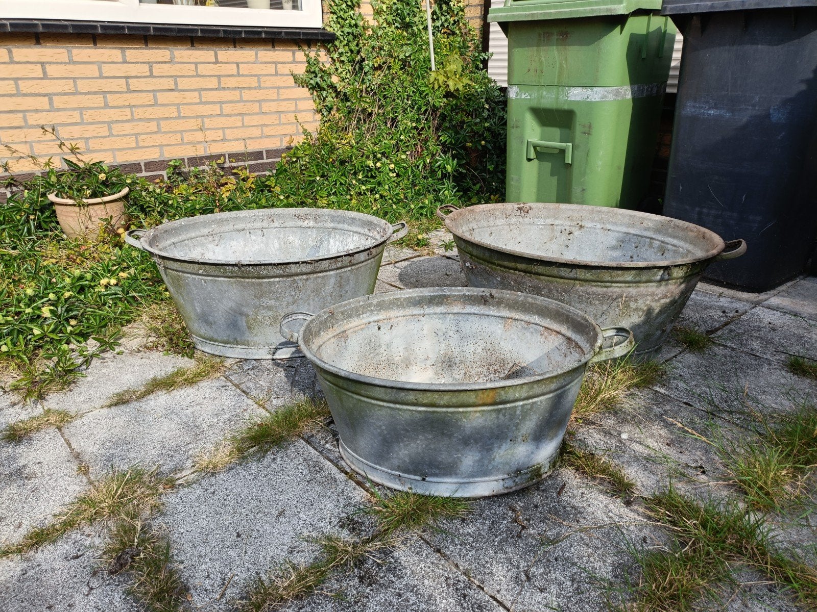 Drie zinken teilen, Ophalen, Rond, Metaal