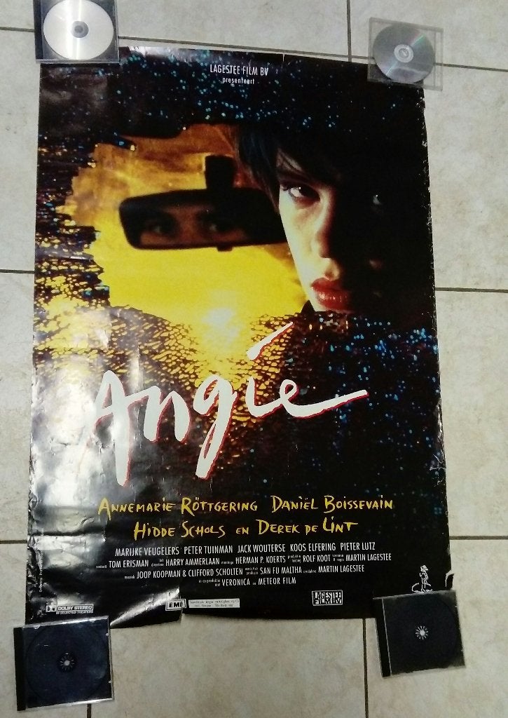Nederlandse Filmposter Angie (1993) (Martin Lagestee), Ophalen of Verzenden, A1 t/m A3, Film en Tv, Rechthoekig Staand