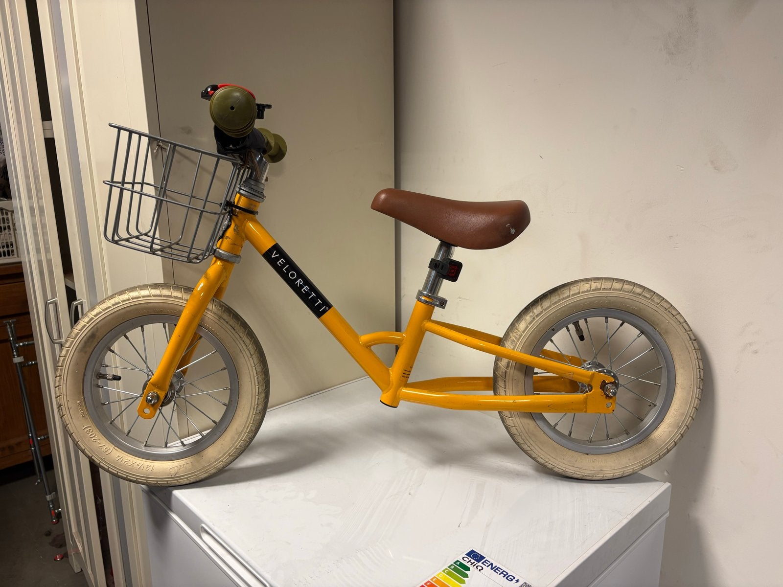 Veloretti loopfiets met ombouwset naar driewieler, Ophalen of Verzenden, Gebruikt, Terugtraprem