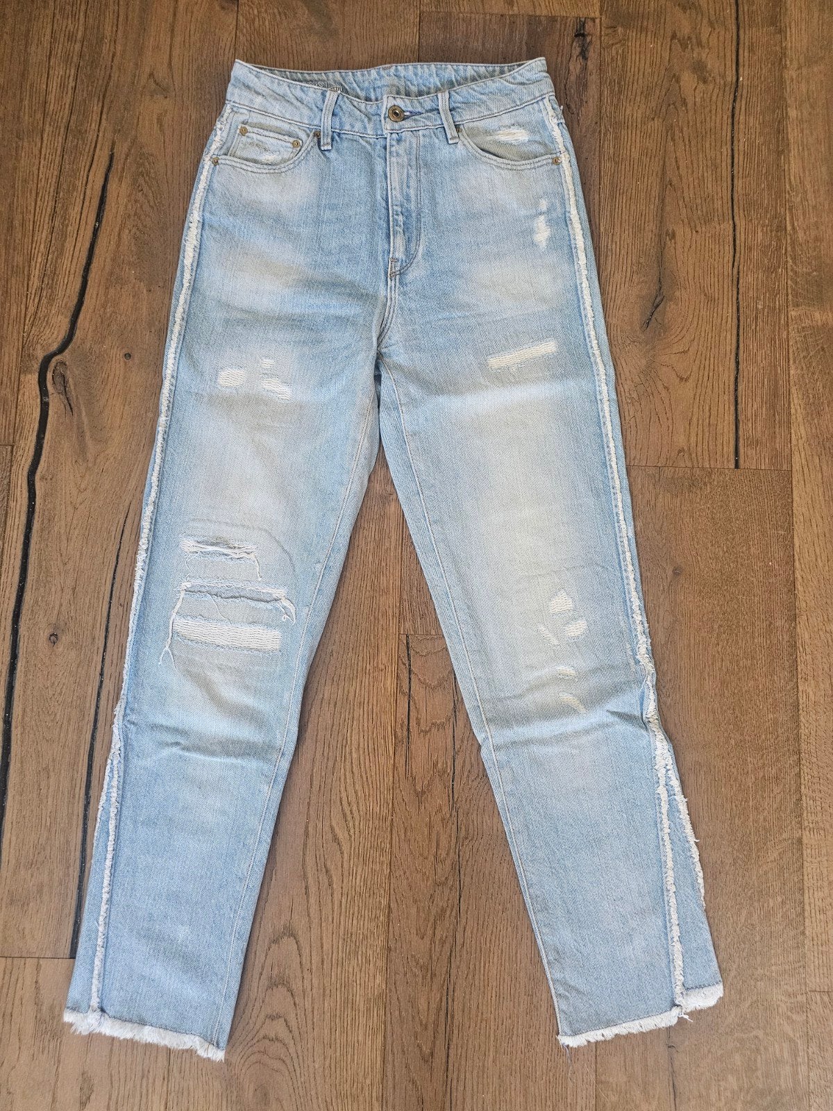 G-Star Raw 3301 High Straight Ankle Jeans W25 L30, Blauw, Ophalen of Verzenden, Zo goed als nieuw, W27 (confectie 34) of kleiner