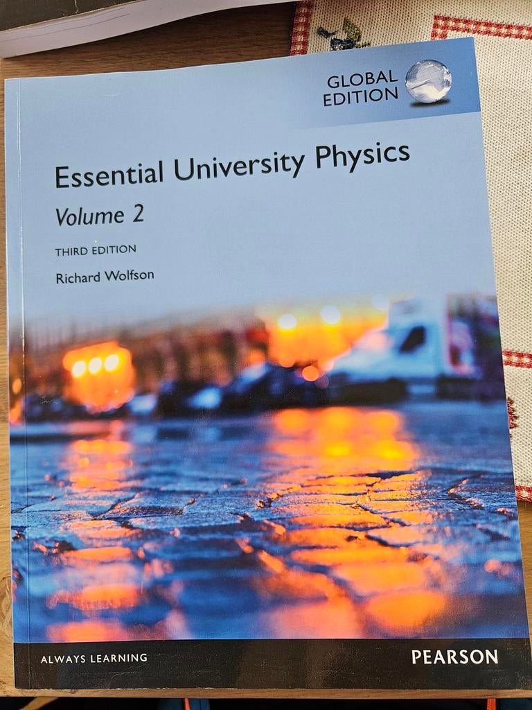 Essential University Physics Volume 2 Richard Wolfson, Ophalen of Verzenden