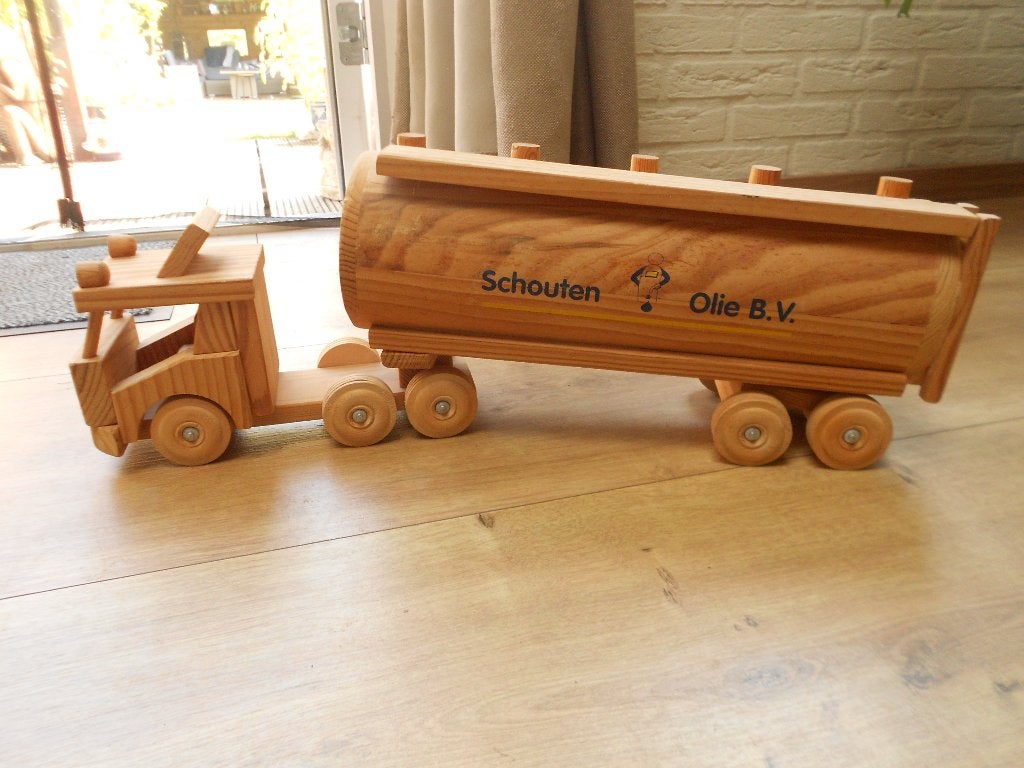 Schouten olie bv houten vrachtwagen, Ophalen of Verzenden, Gebruikt, Auto, Overige merken