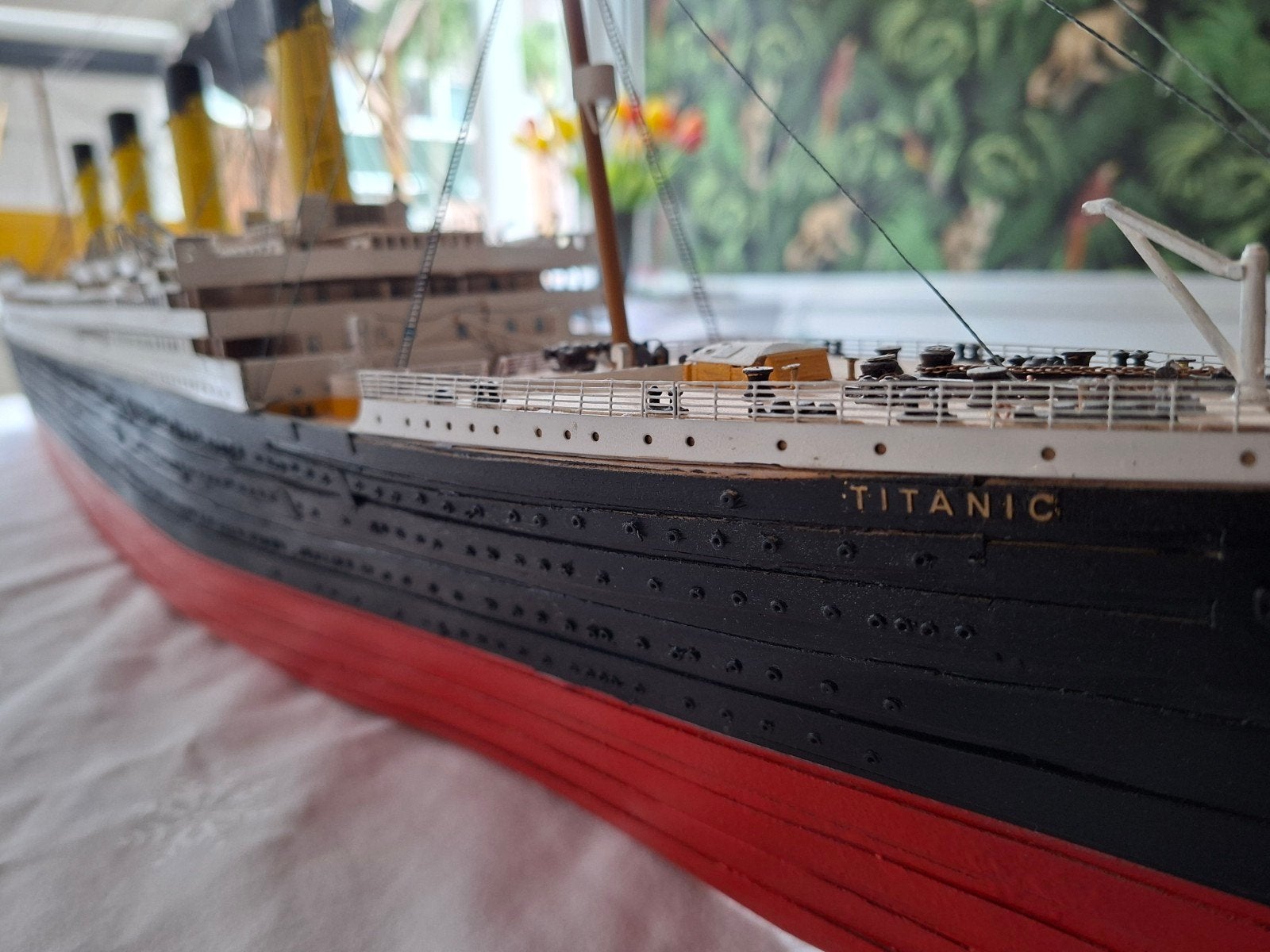 Amati Titanic Model - 110 cm lang, houten dek schaal 1/250, Ophalen, Gebruikt, Groter dan 1:32, Overige merken