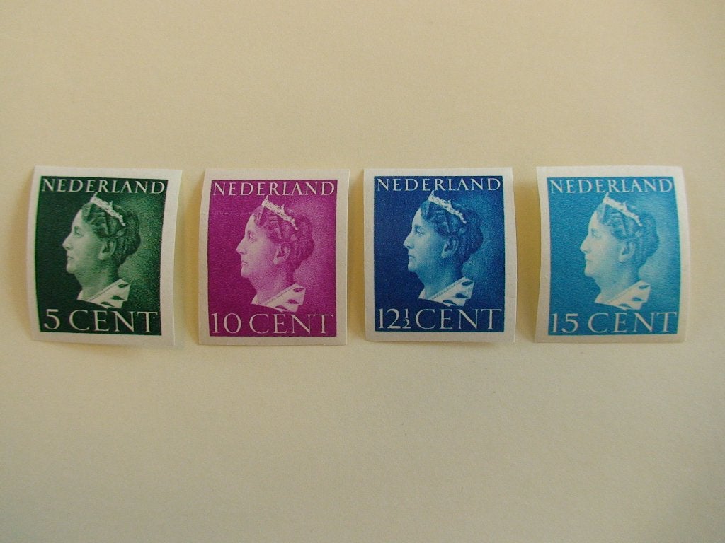 Te koop postfris wilhelmina 5,10,121/2 en 15, Ophalen of Verzenden, T/m 1940, Postfris