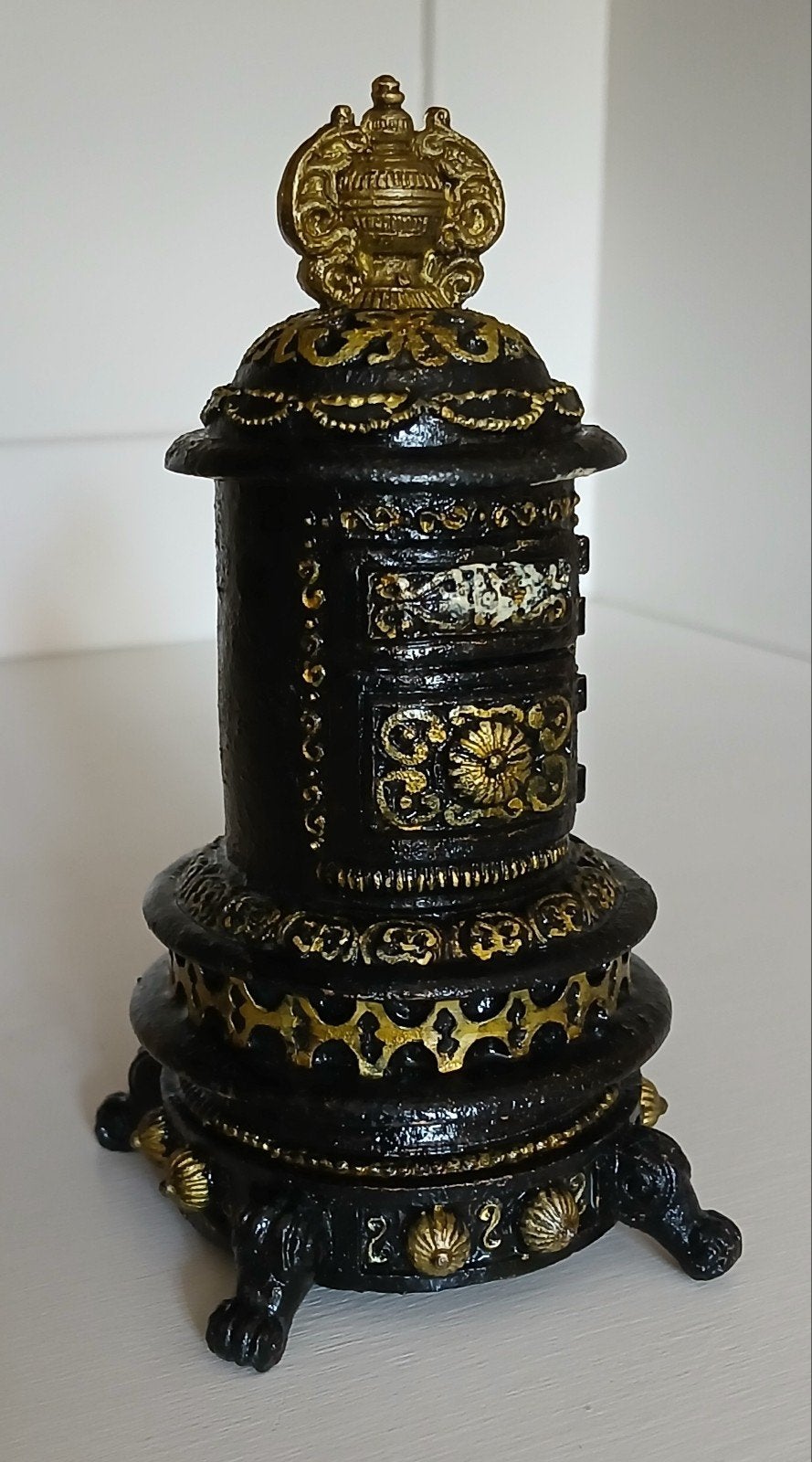 Miniatuur antieke Parlor Stove 1:12, Verzamelen, Ophalen of Verzenden, Zo goed als nieuw, Decoratie